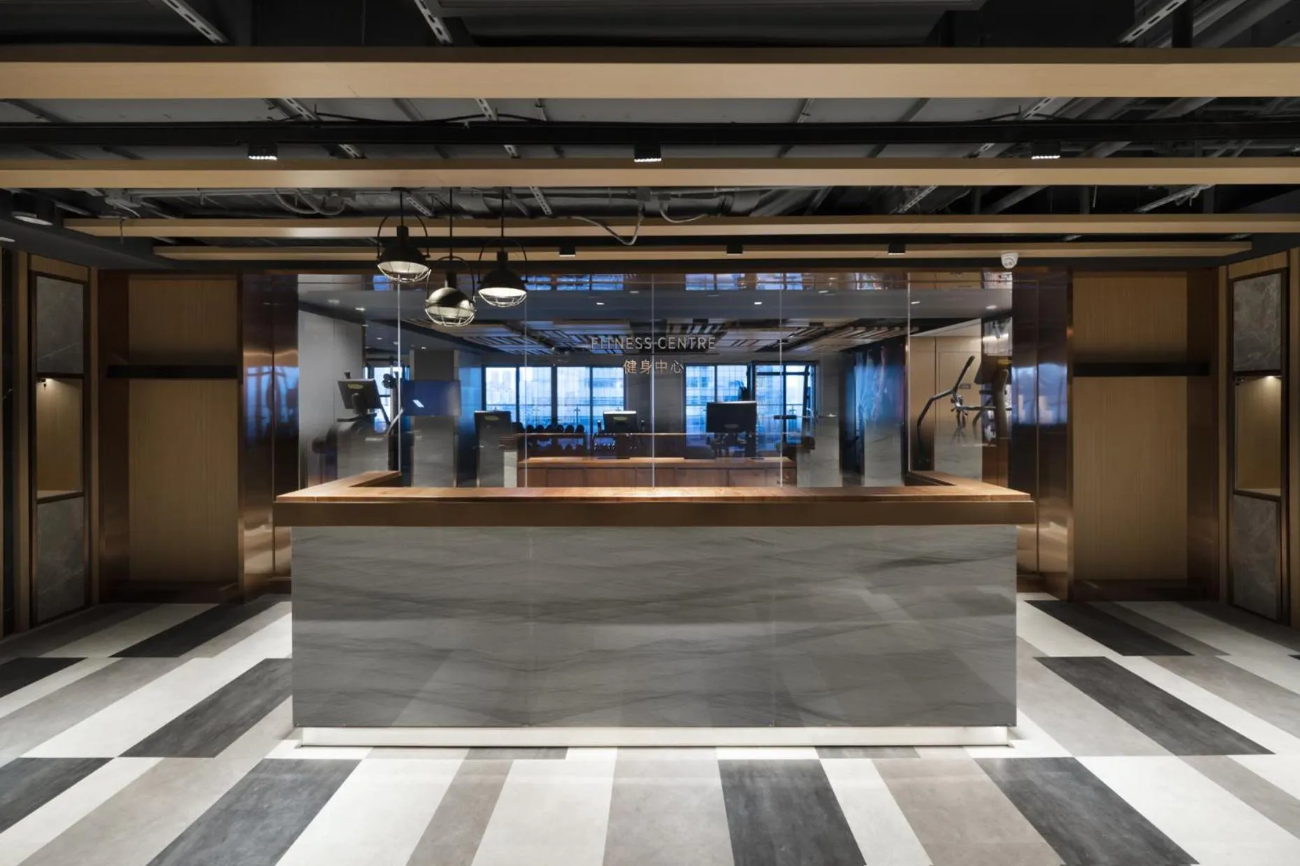 Fitness centre/facilities in Oakwood Residence Foshan