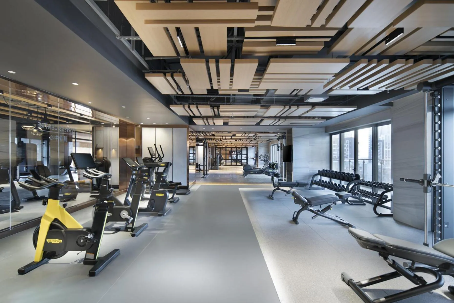 Fitness centre/facilities in Oakwood Residence Foshan