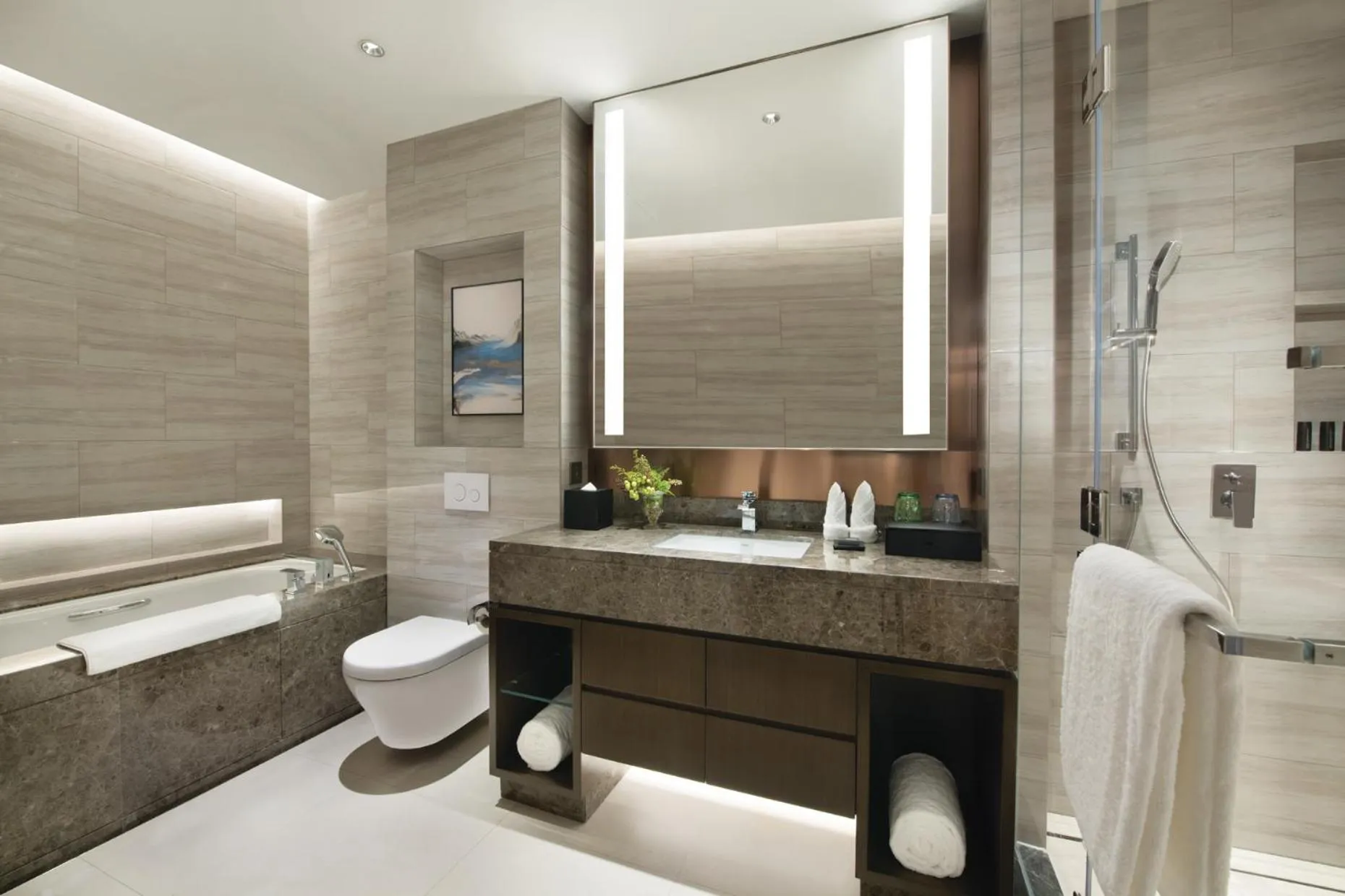 Bathroom in Oakwood Residence Foshan