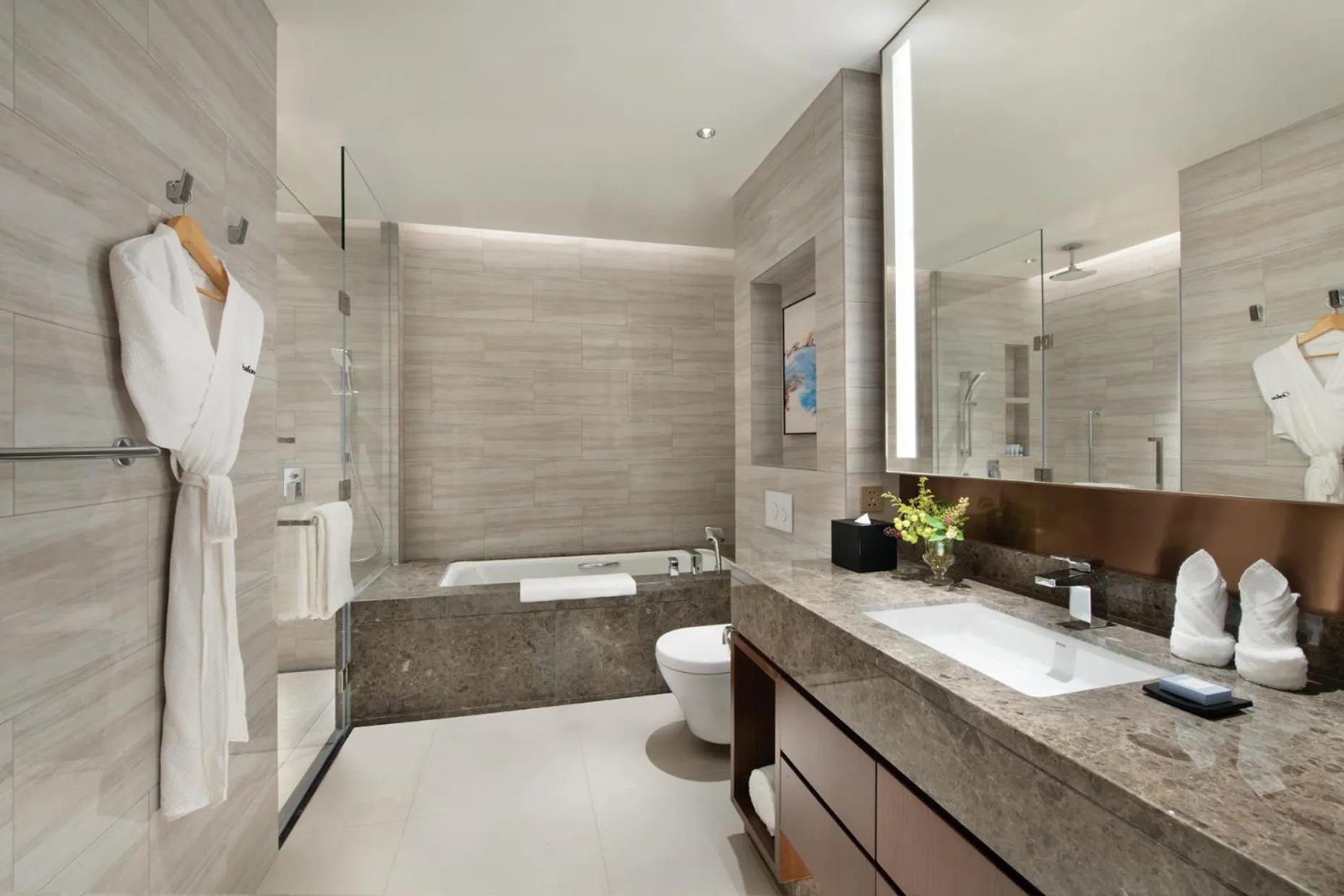 Bathroom in Oakwood Residence Foshan