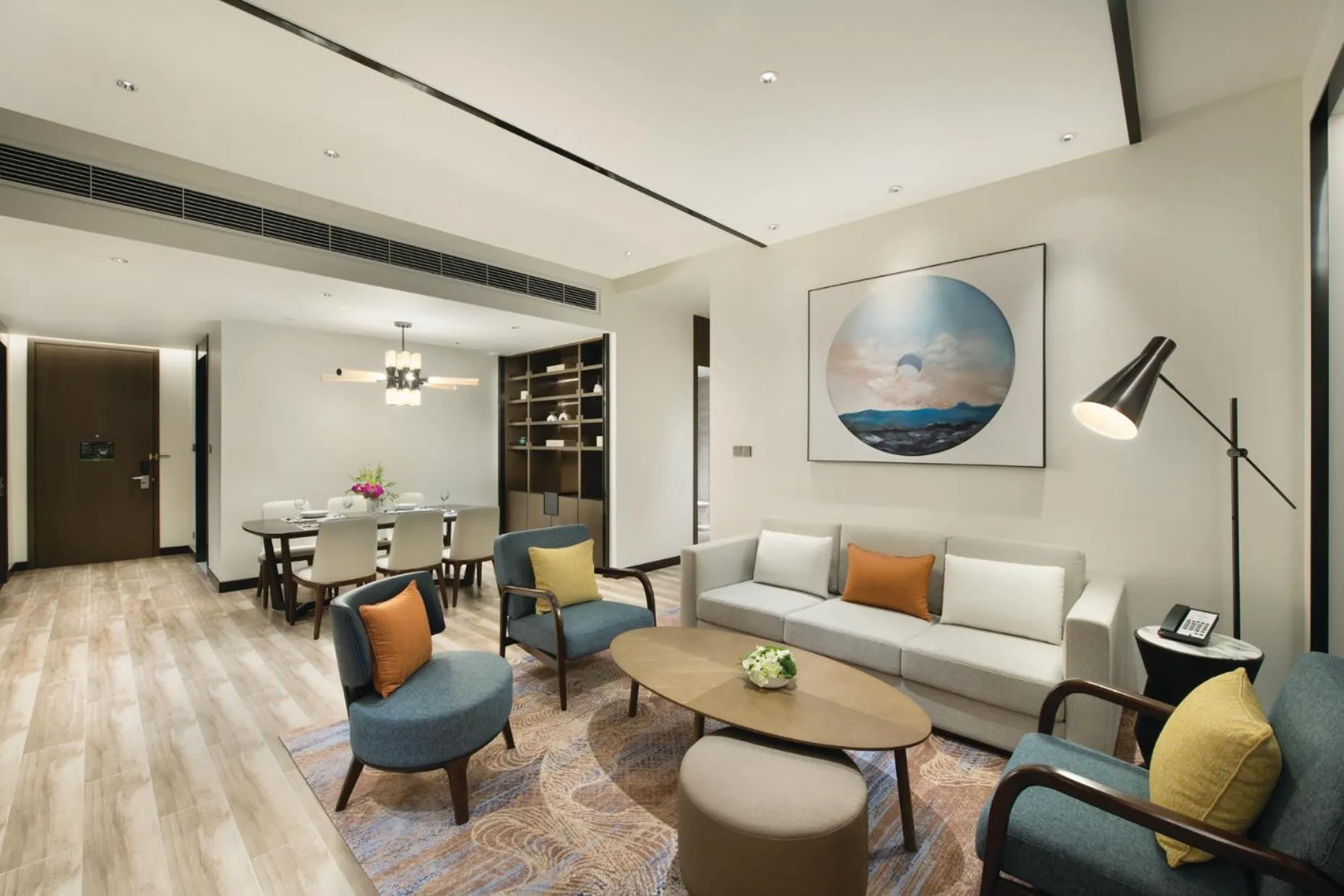 Living room in Oakwood Residence Foshan