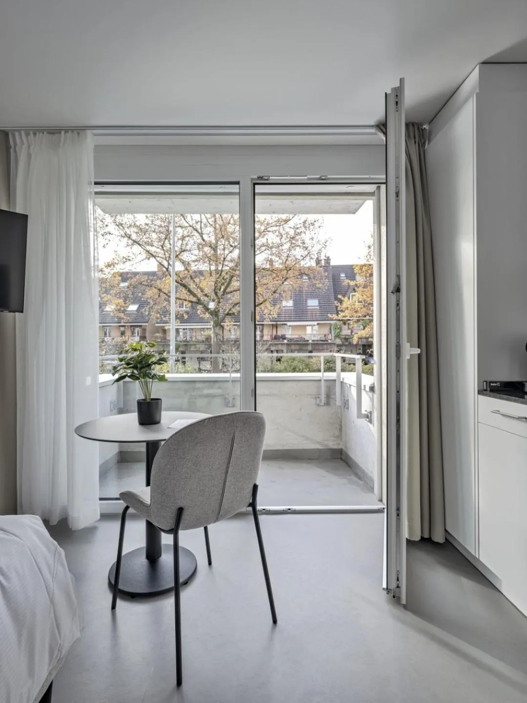 Seating area in MOOI Apartments Grenchen