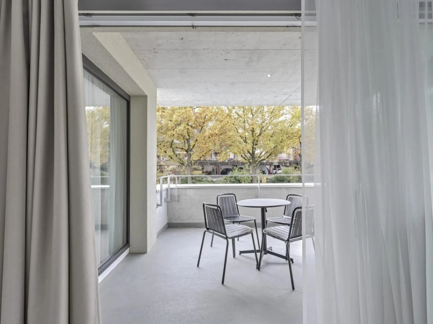 Balcony/Terrace in MOOI Apartments Grenchen