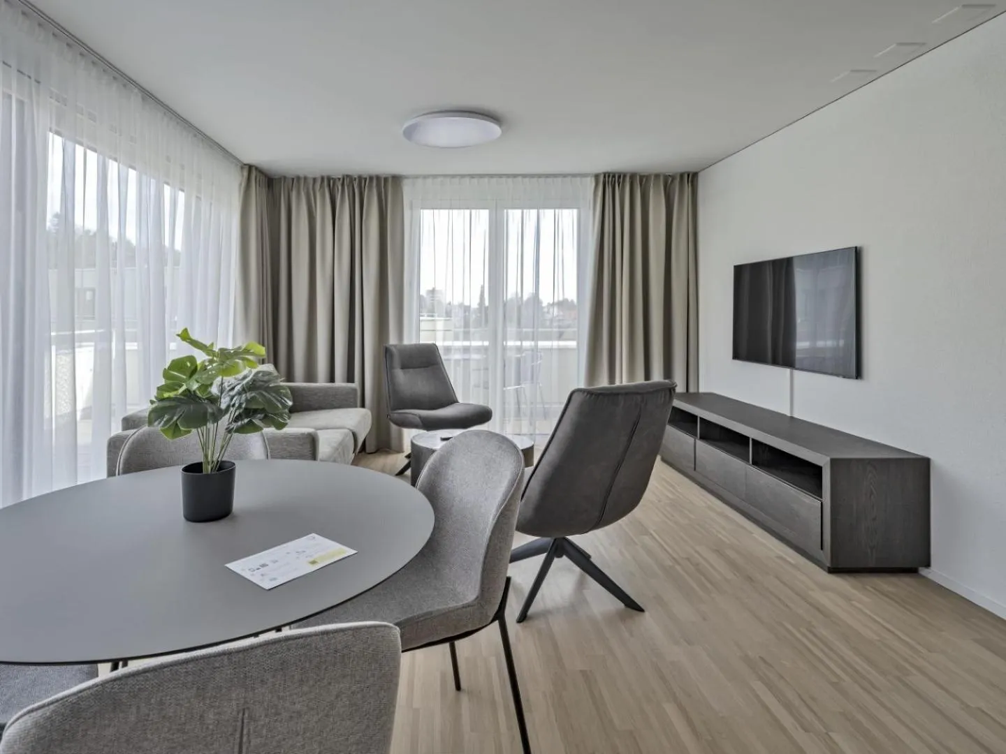 Living room in MOOI Apartments Grenchen