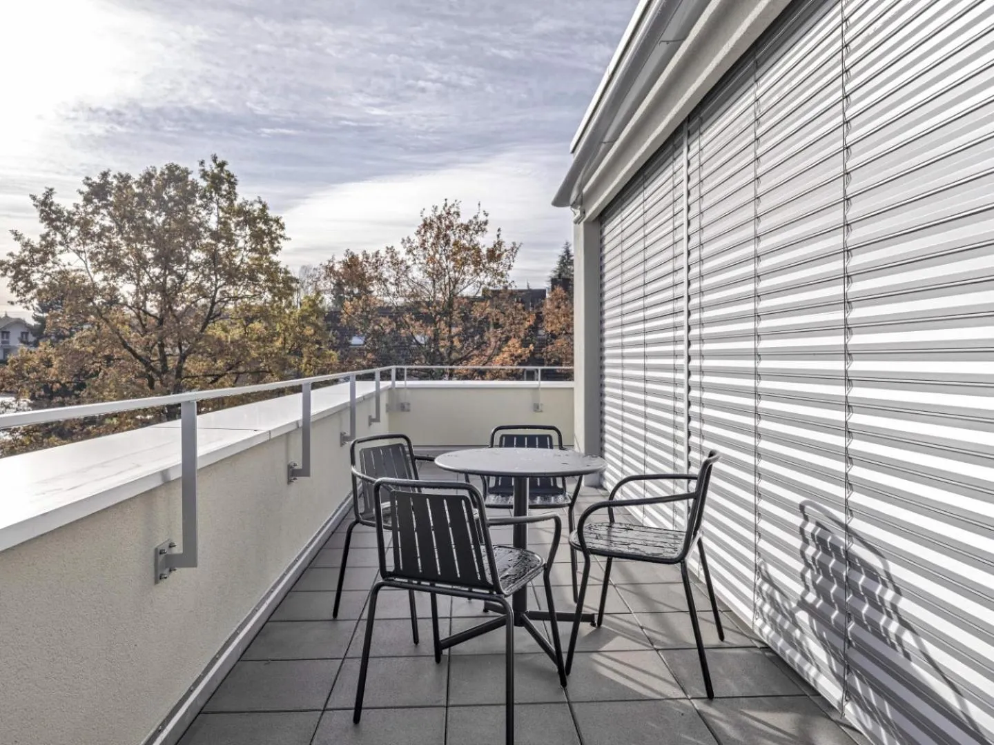 Balcony/Terrace in MOOI Apartments Grenchen