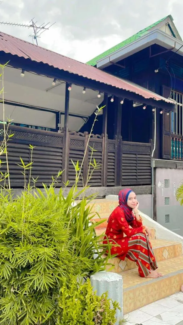 Balcony/Terrace in HOMESTAY Kampong KOTA AUR Resort with swimming pool, Kepala Batas, SEBERANG PERAI, PENANG -MOTAC registered Awarded ASEAN homestay standard Malaysia AWARD 2023-2028 Only 3 minutes from viral KG AGONG