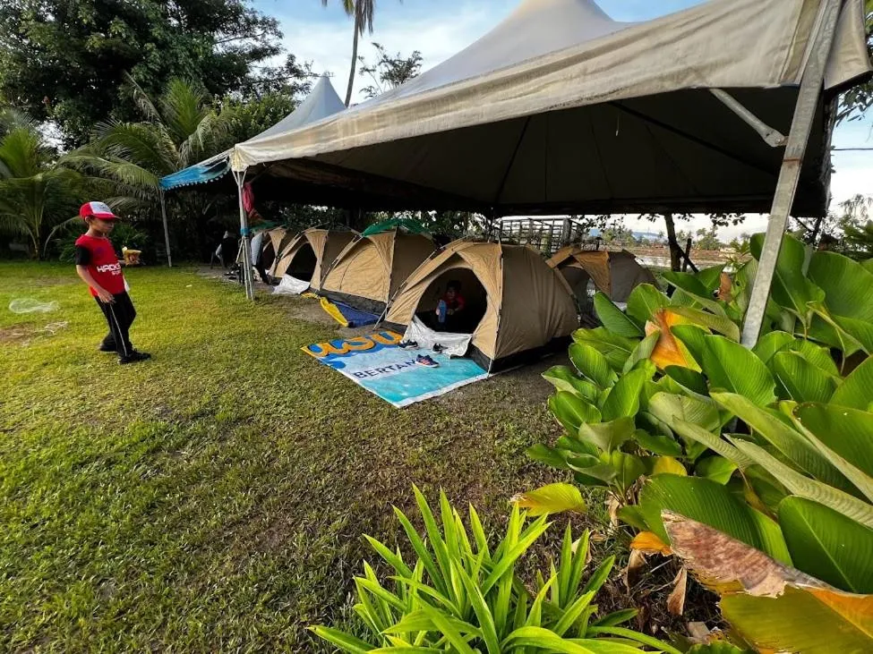 Text overlay in HOMESTAY Kampong KOTA AUR Resort with swimming pool, Kepala Batas, SEBERANG PERAI, PENANG -MOTAC registered Awarded ASEAN homestay standard Malaysia AWARD 2023-2028 Only 3 minutes from viral KG AGONG