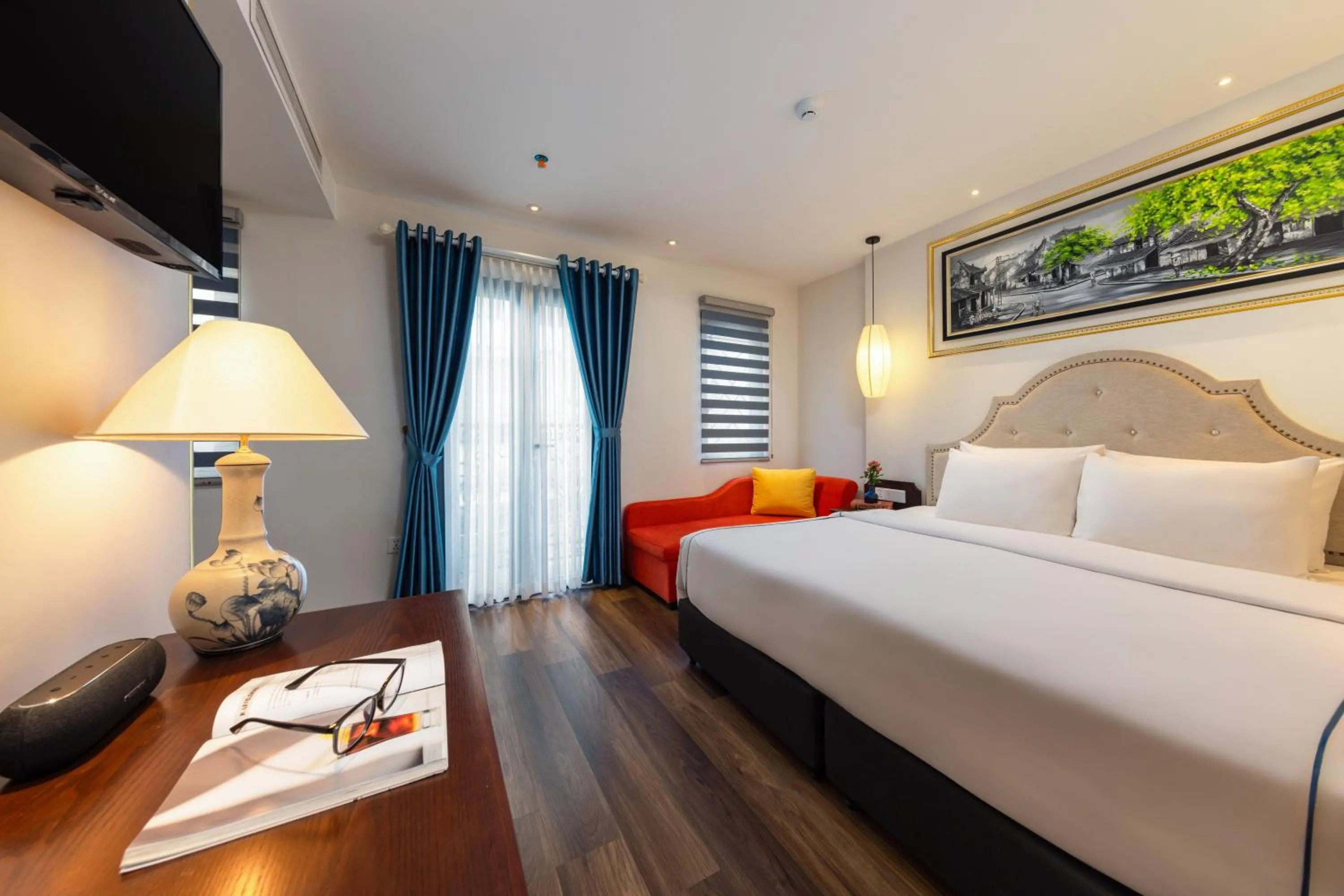 Photo of the whole room, Bed in Hanoi Calista Hotel & Spa