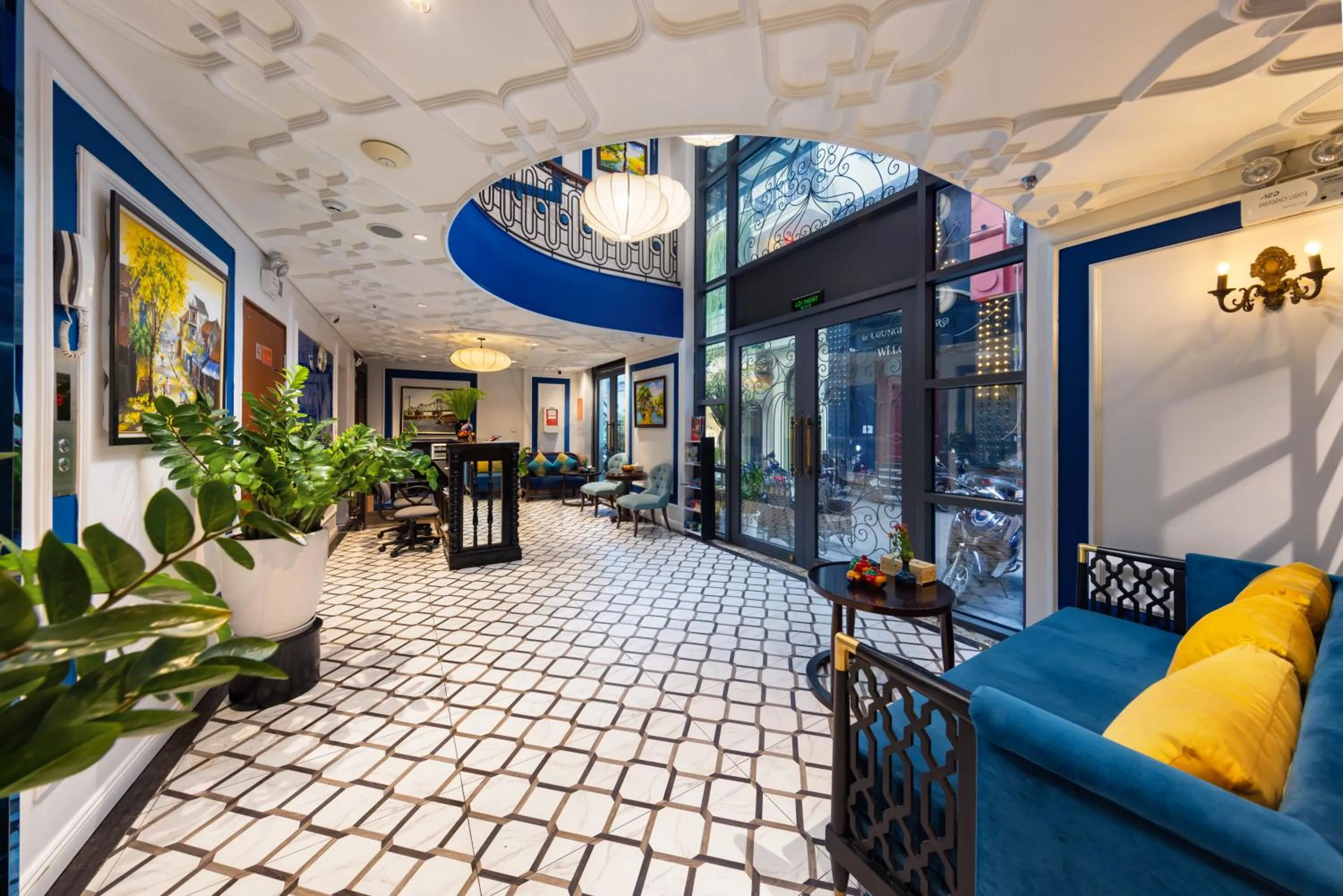 Lobby or reception in Hanoi Calista Hotel & Spa