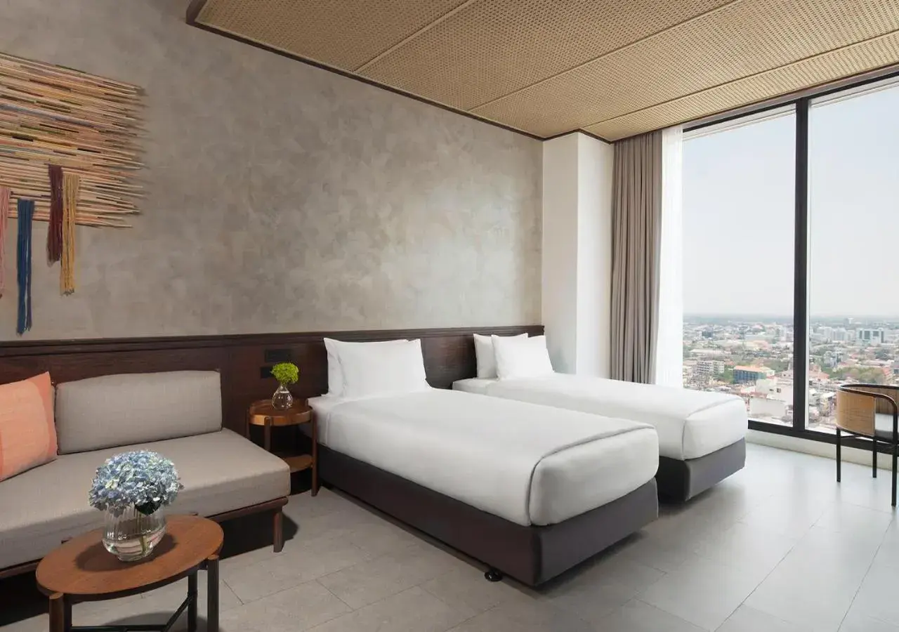 Twin Room in Ad Lib Hotel Khon Kaen Twin Room in Ad Lib Hotel Khon Kaen