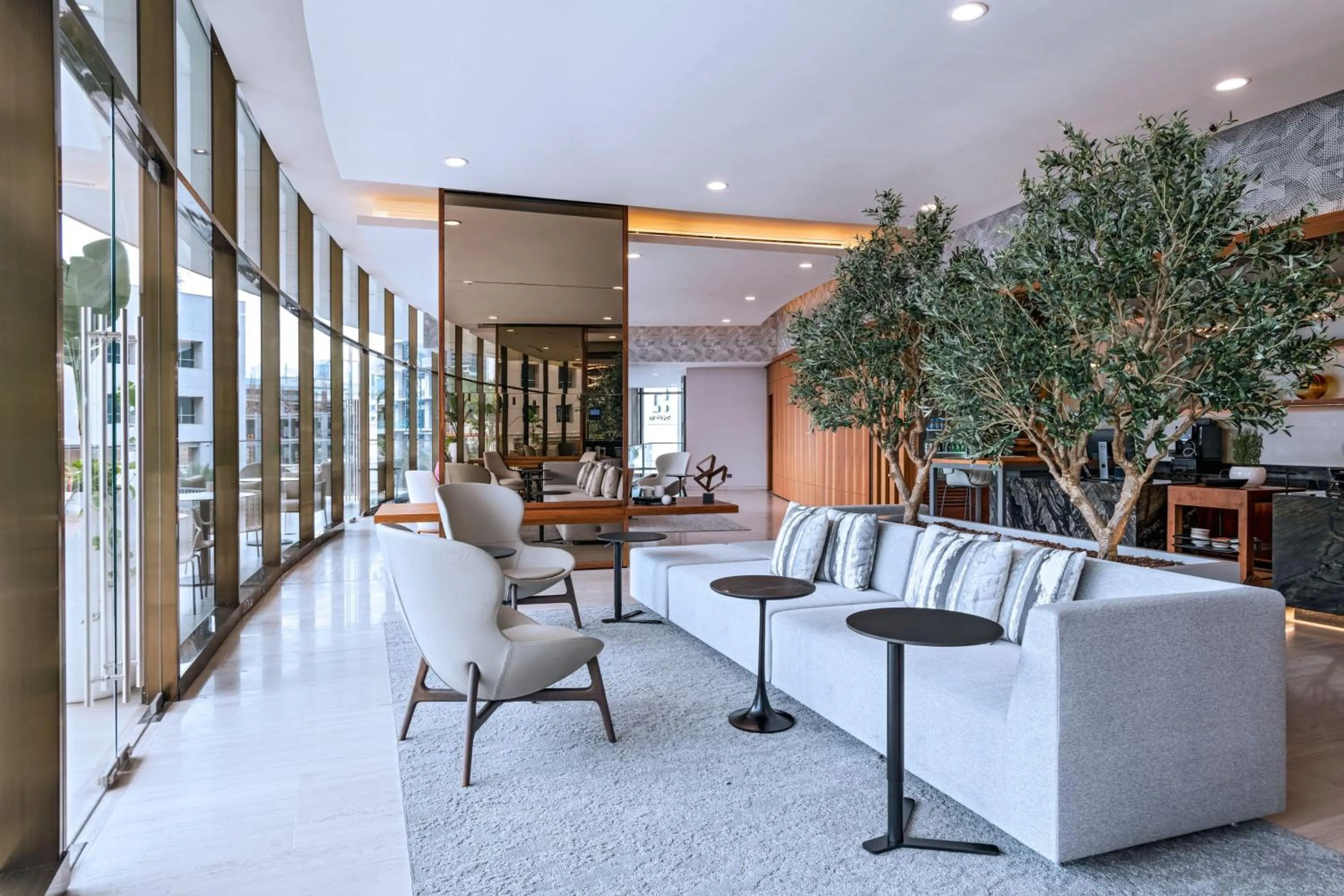 Lobby or reception in AC Hotel by Marriott Monterrey Valle