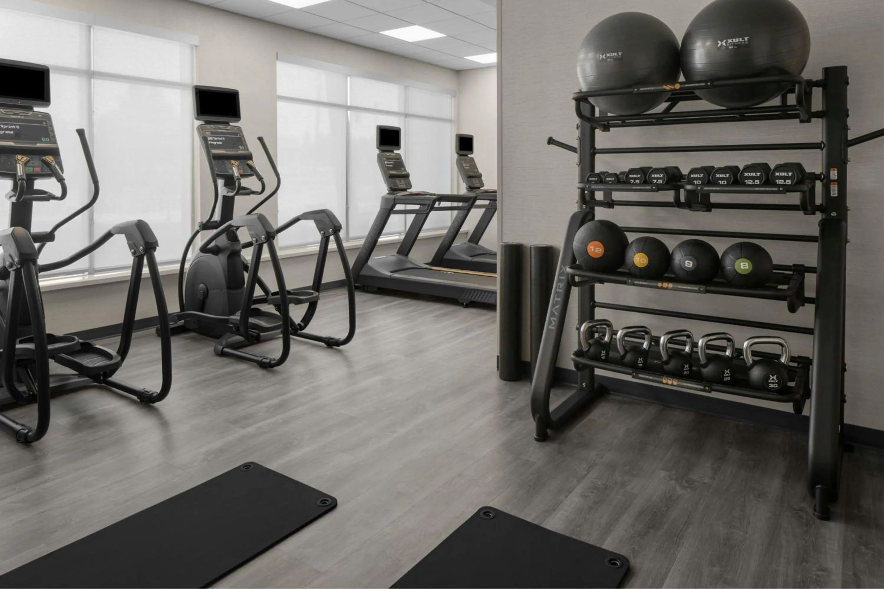 Fitness centre/facilities in TownePlace Suites by Marriott Sacramento Rancho Cordova