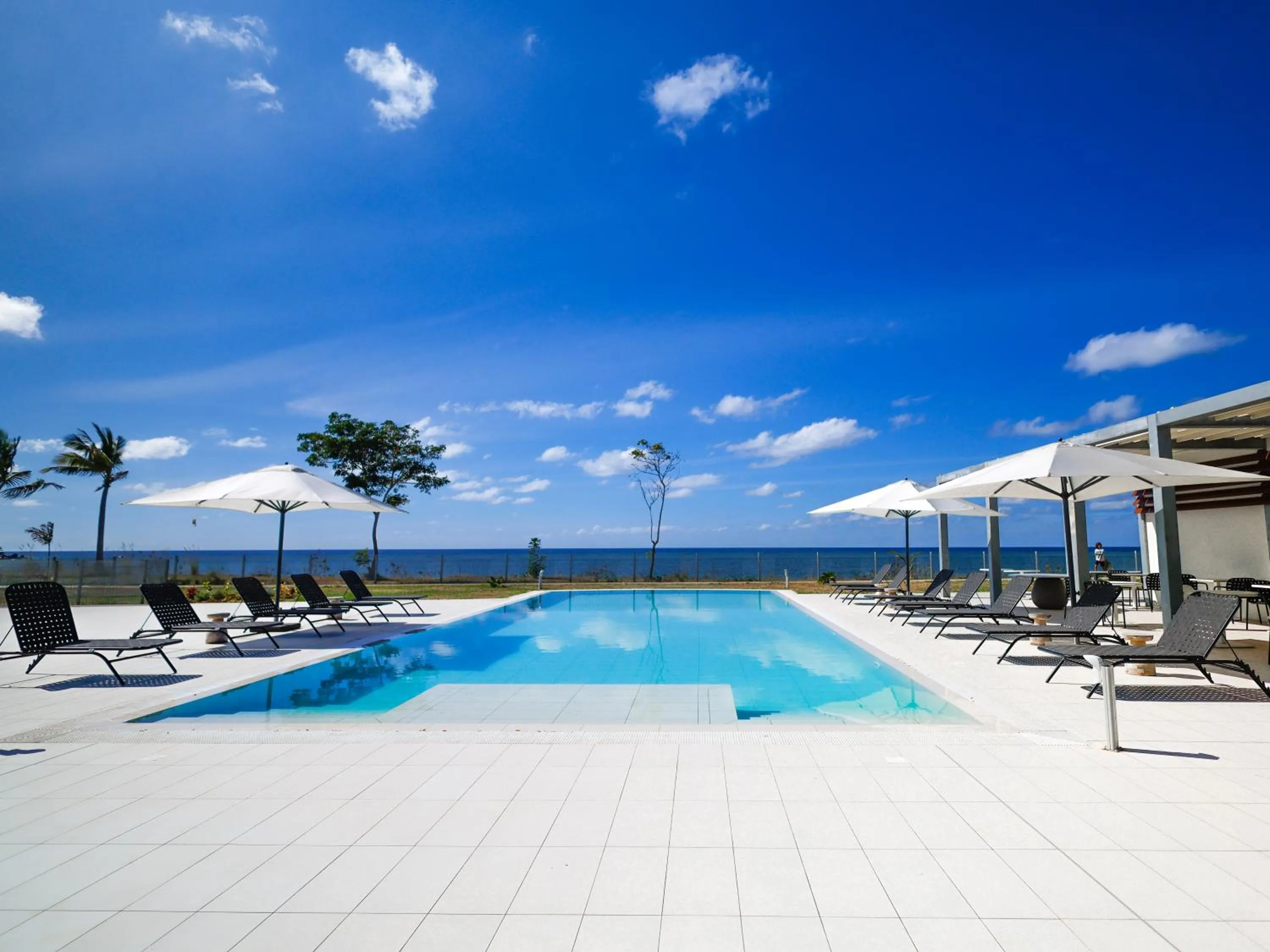 Pool view in Ibis Styles Mayotte Aéroport