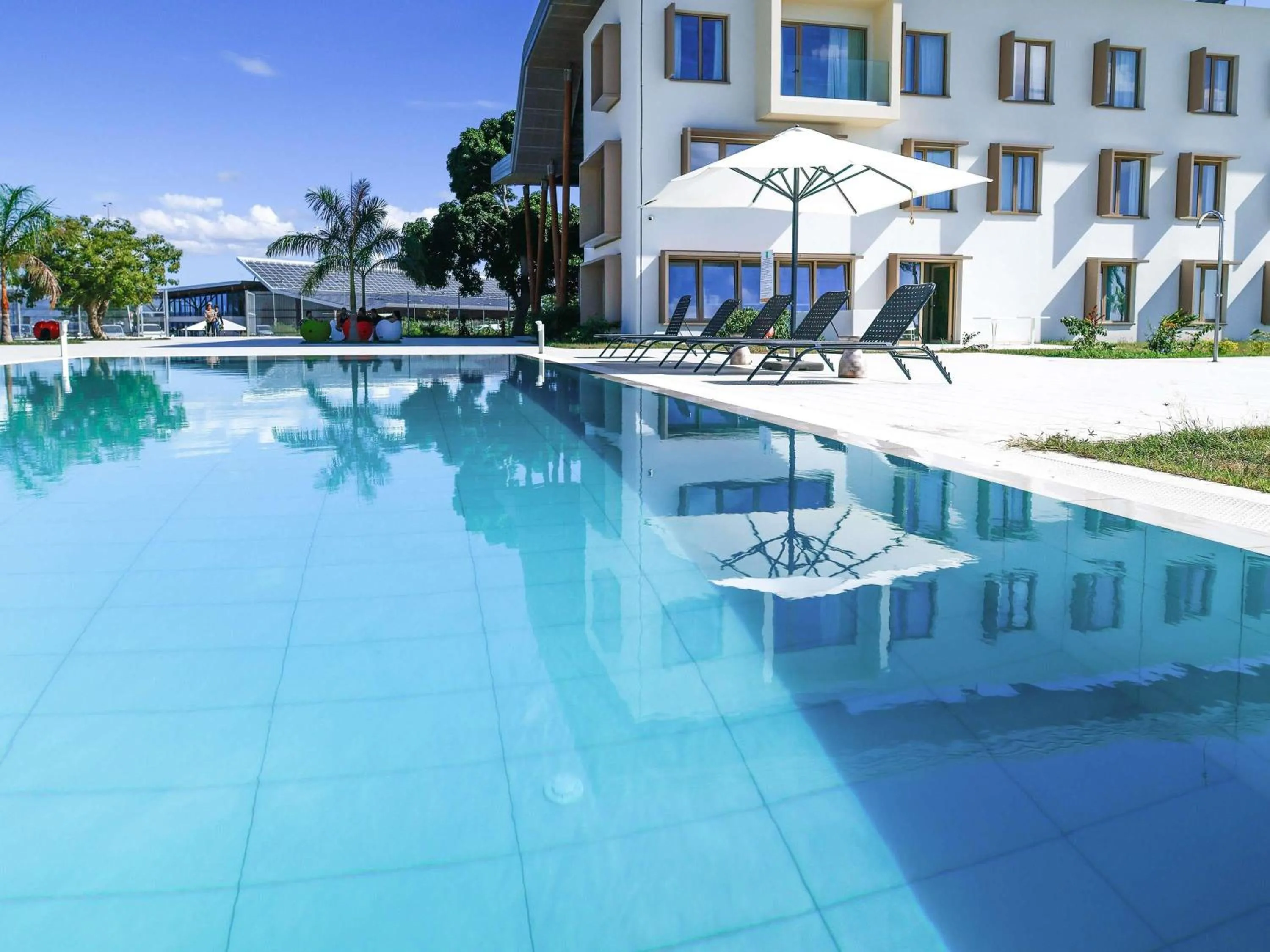 Pool view in Ibis Styles Mayotte Aéroport