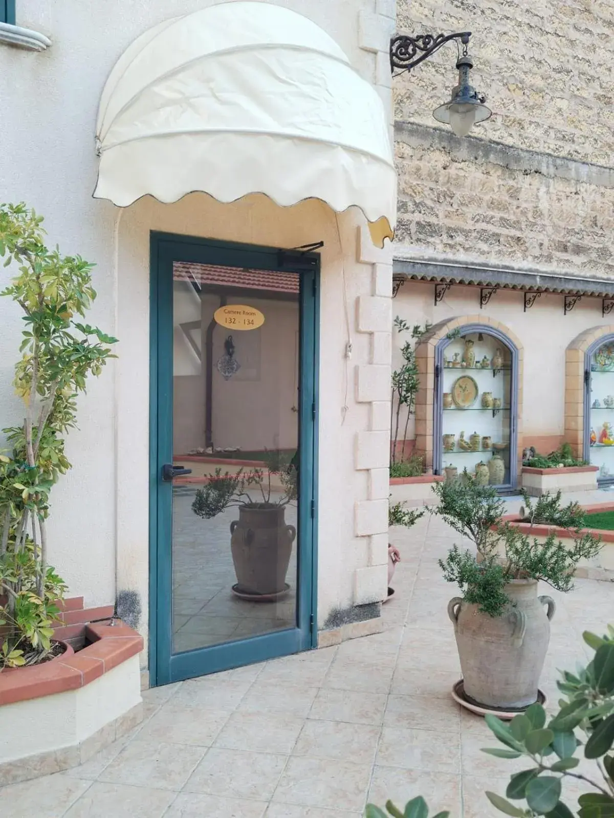 Triple Room with Garden View in Hotel Trinacria Triple Room with Garden View in Hotel Trinacria