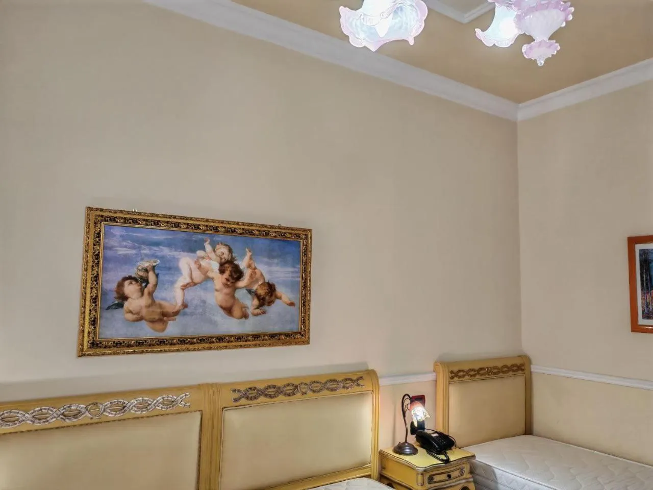 Bed in Hotel Trinacria