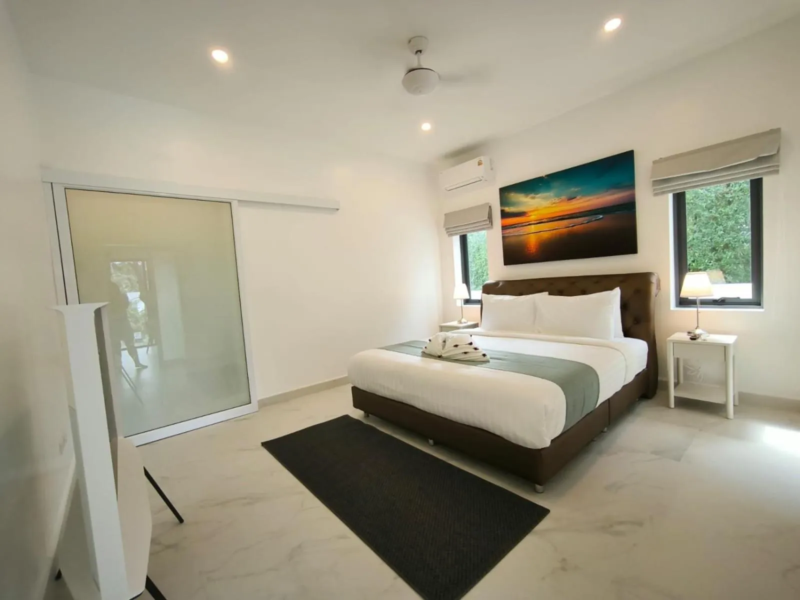 Bed in Bougain Villas