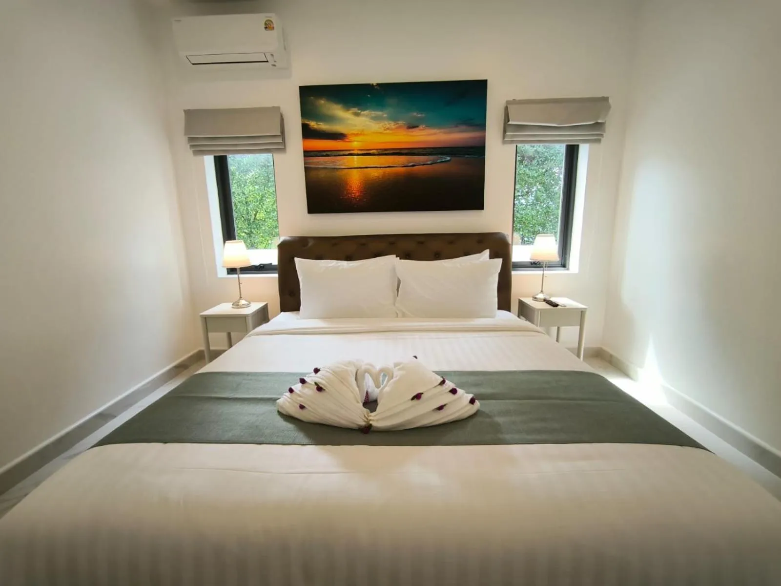 Bed in Bougain Villas