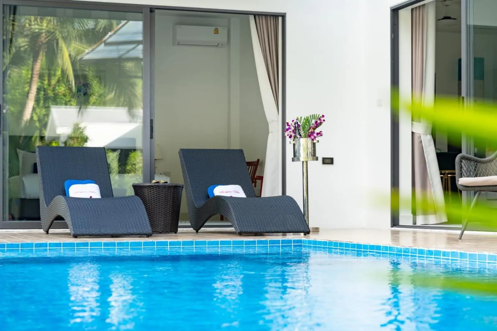 Pool view in Bougain Villas