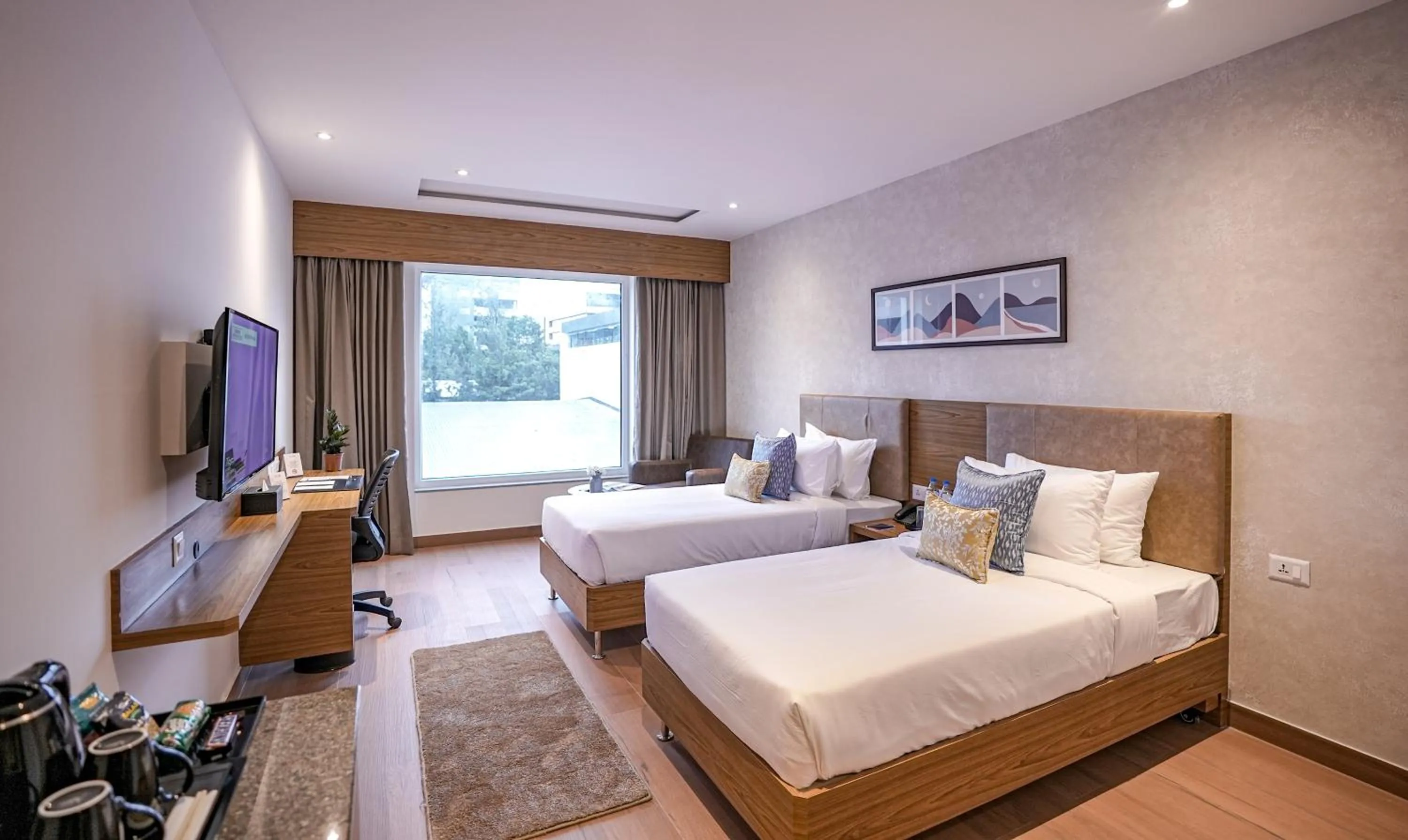 Photo of the whole room, Bed in The Sulit Whitefield