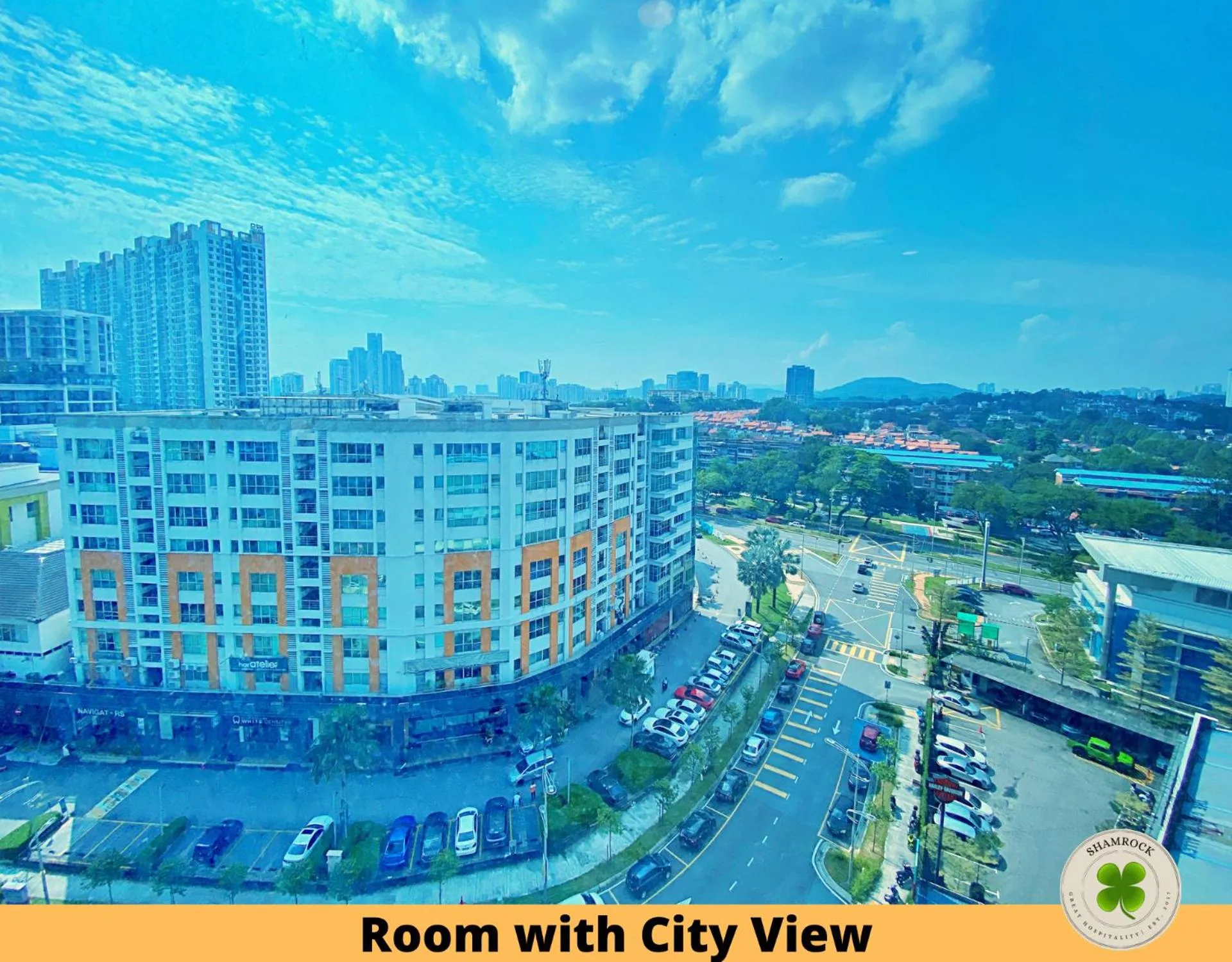 City view in Pacific Tower Petaling Jaya By Shamrock