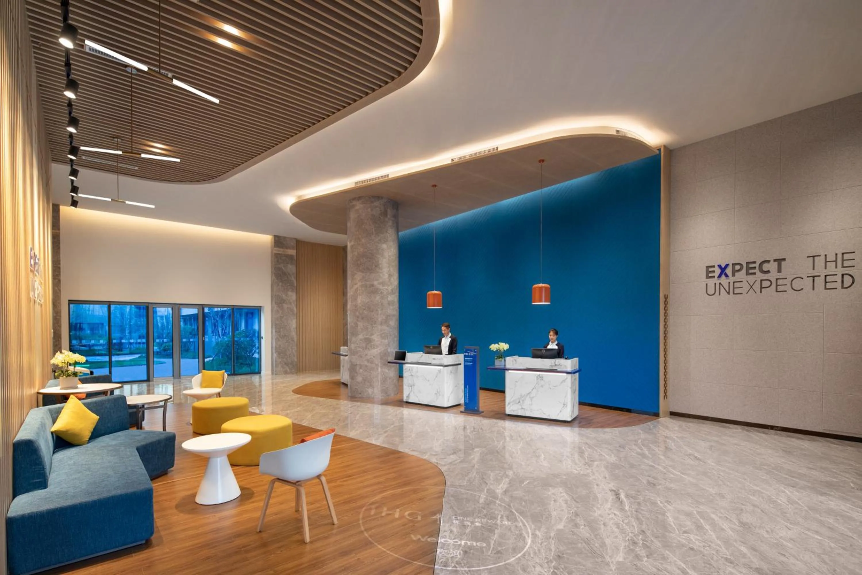 Lobby or reception in Holiday Inn Express Guiyang Qingyan by IHG