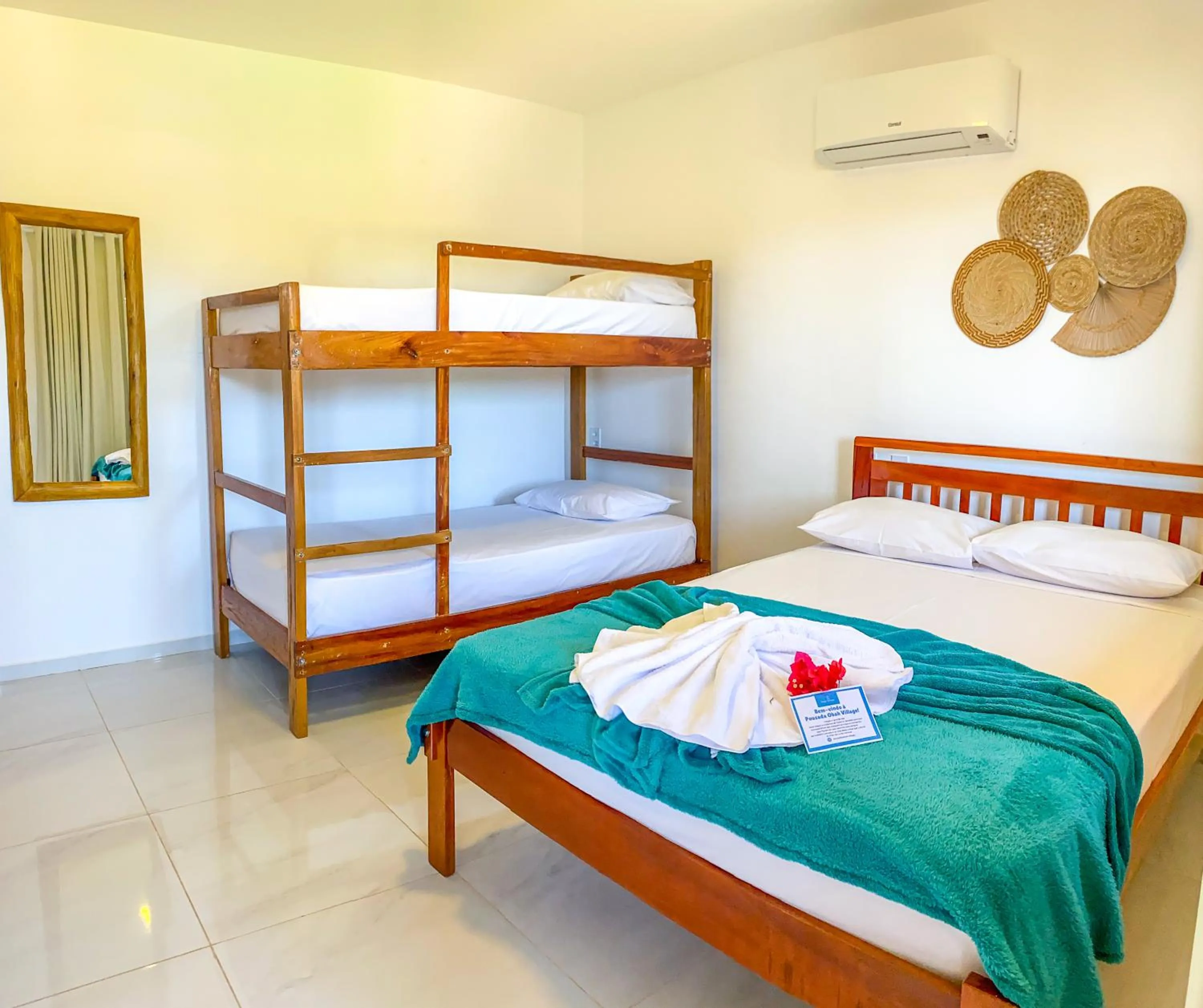 Bed in POUSADA OBAH VILLAGE