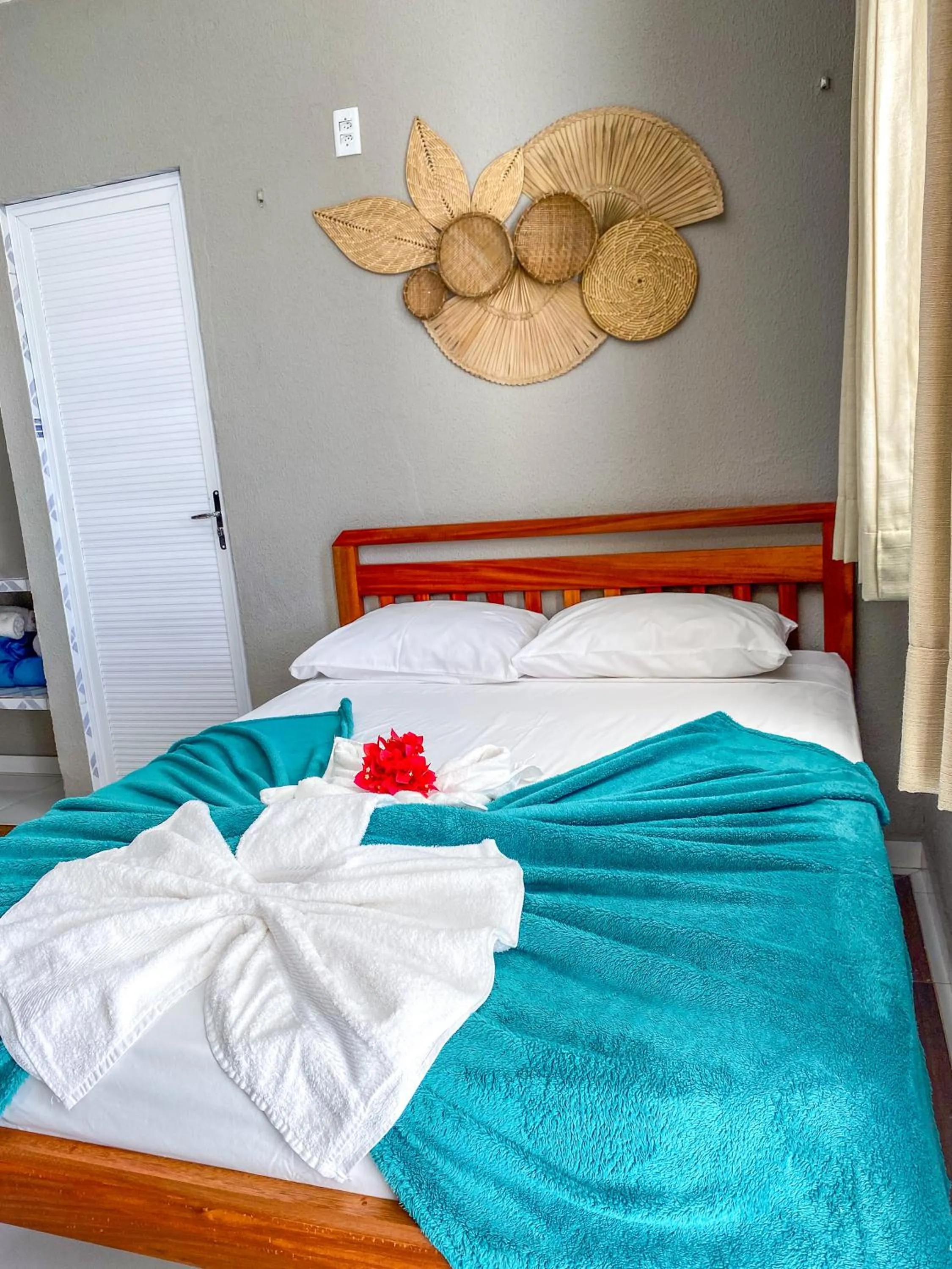 Bed in POUSADA OBAH VILLAGE