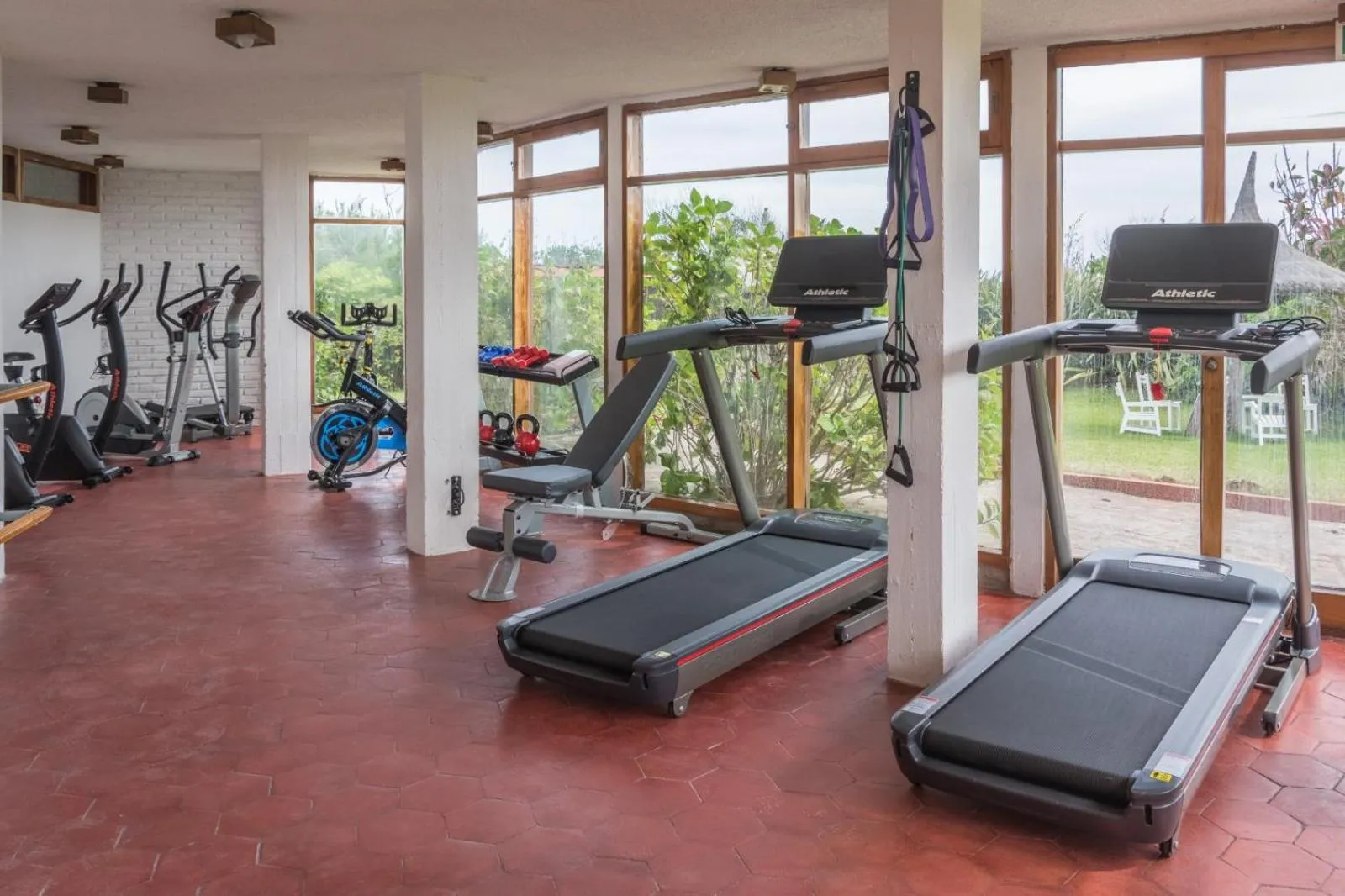 Fitness centre/facilities in Portobello Suites Hotel