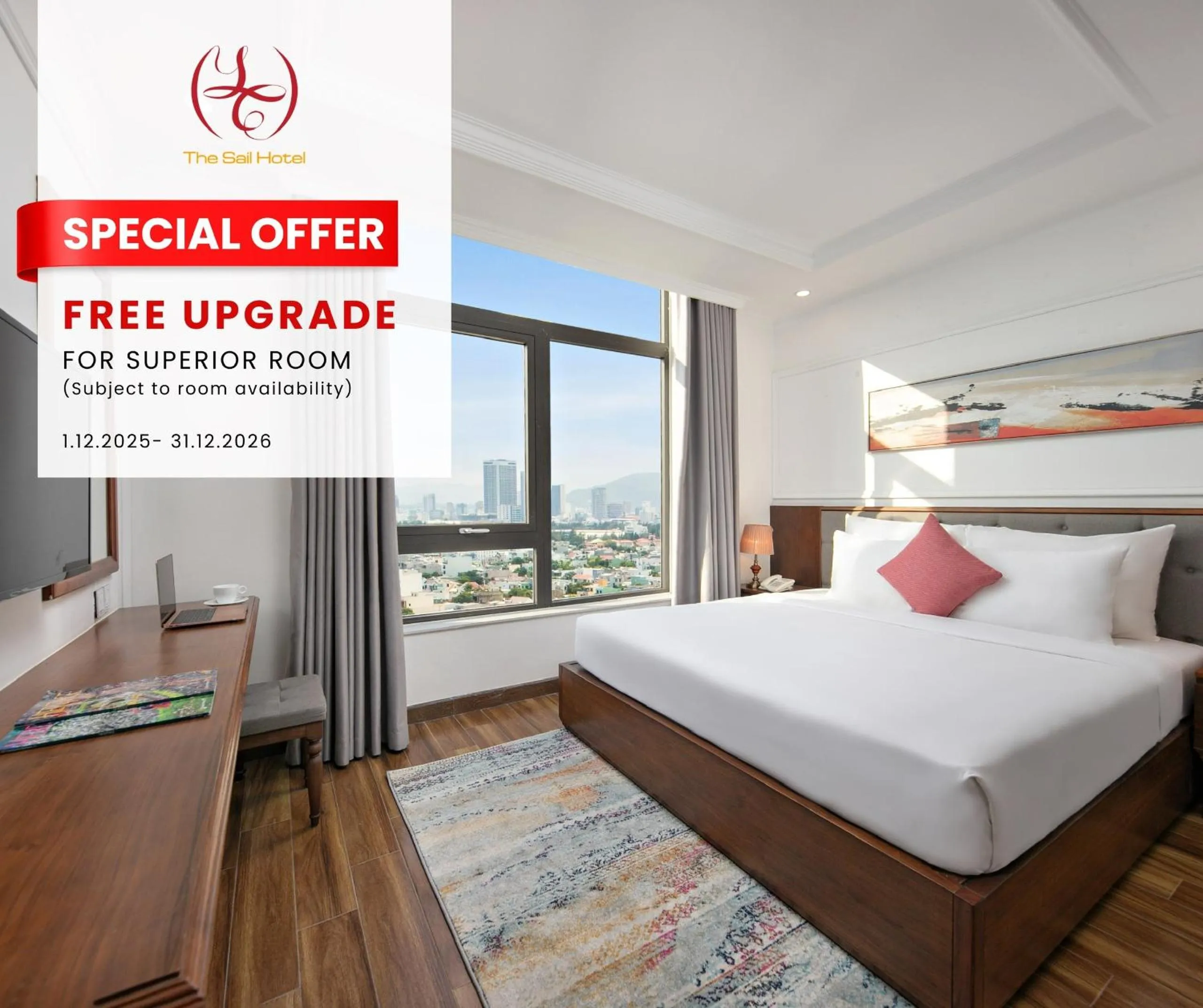 Bed in The Sail Hotel - My Khe Beach