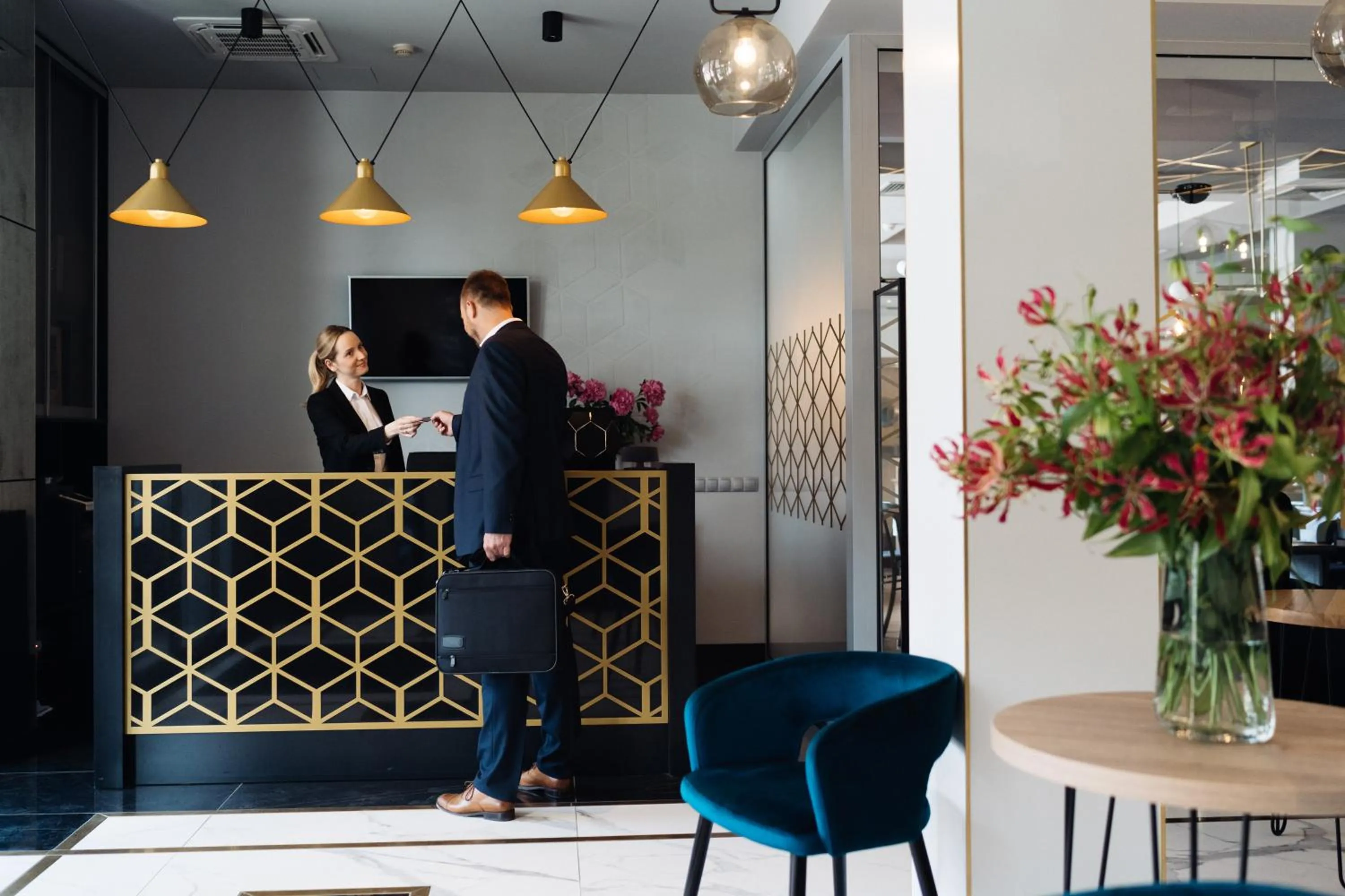 Lobby or reception in Hotel Apis