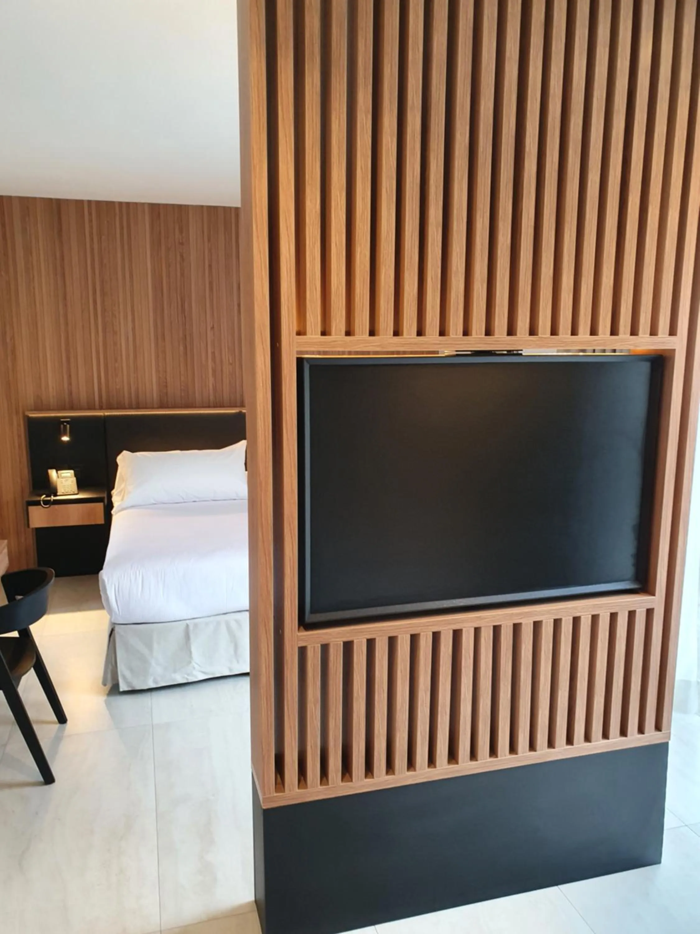 TV and multimedia, Bed in Lastarria Hotel