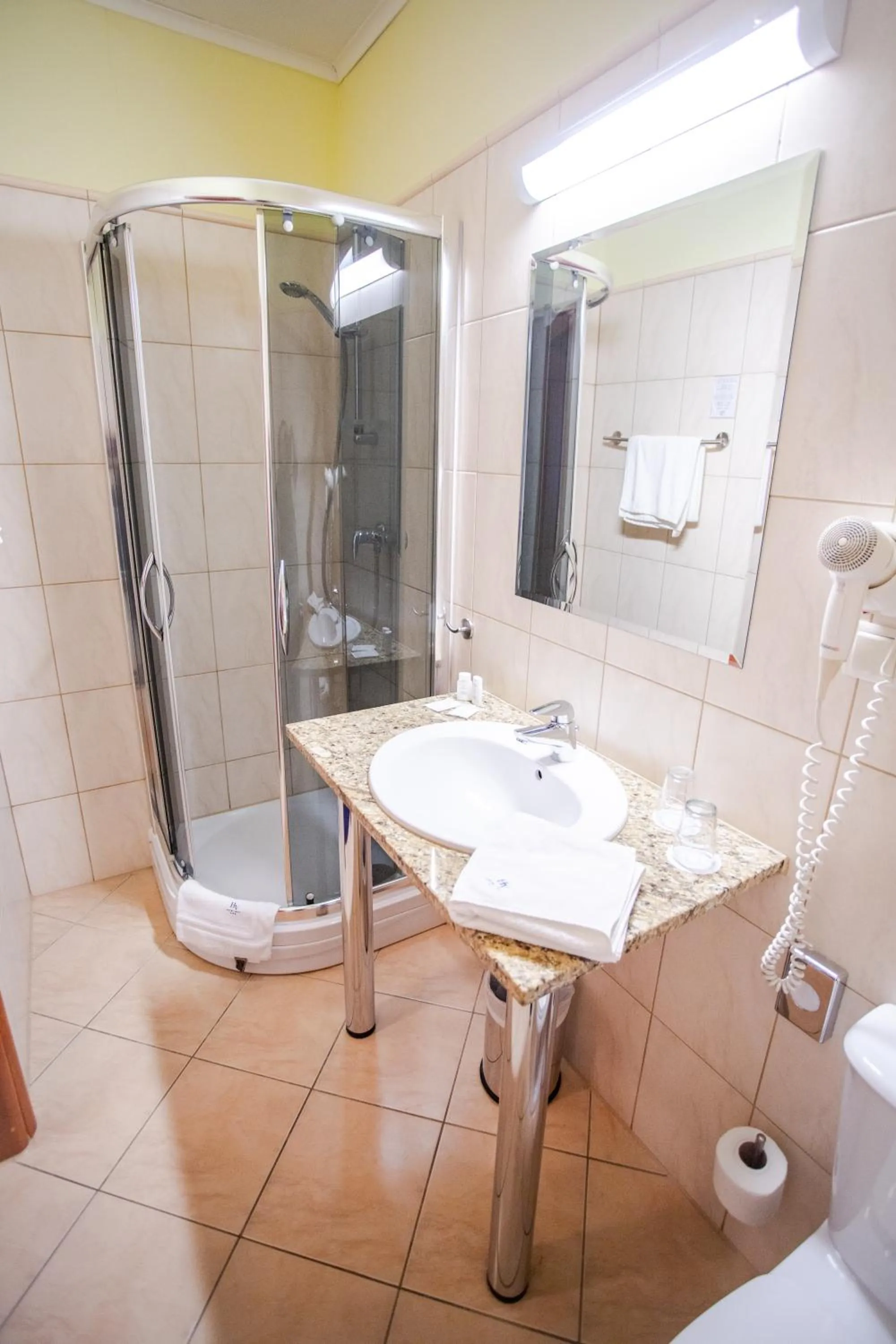 Shower in Business Hotel Vega Wrocław