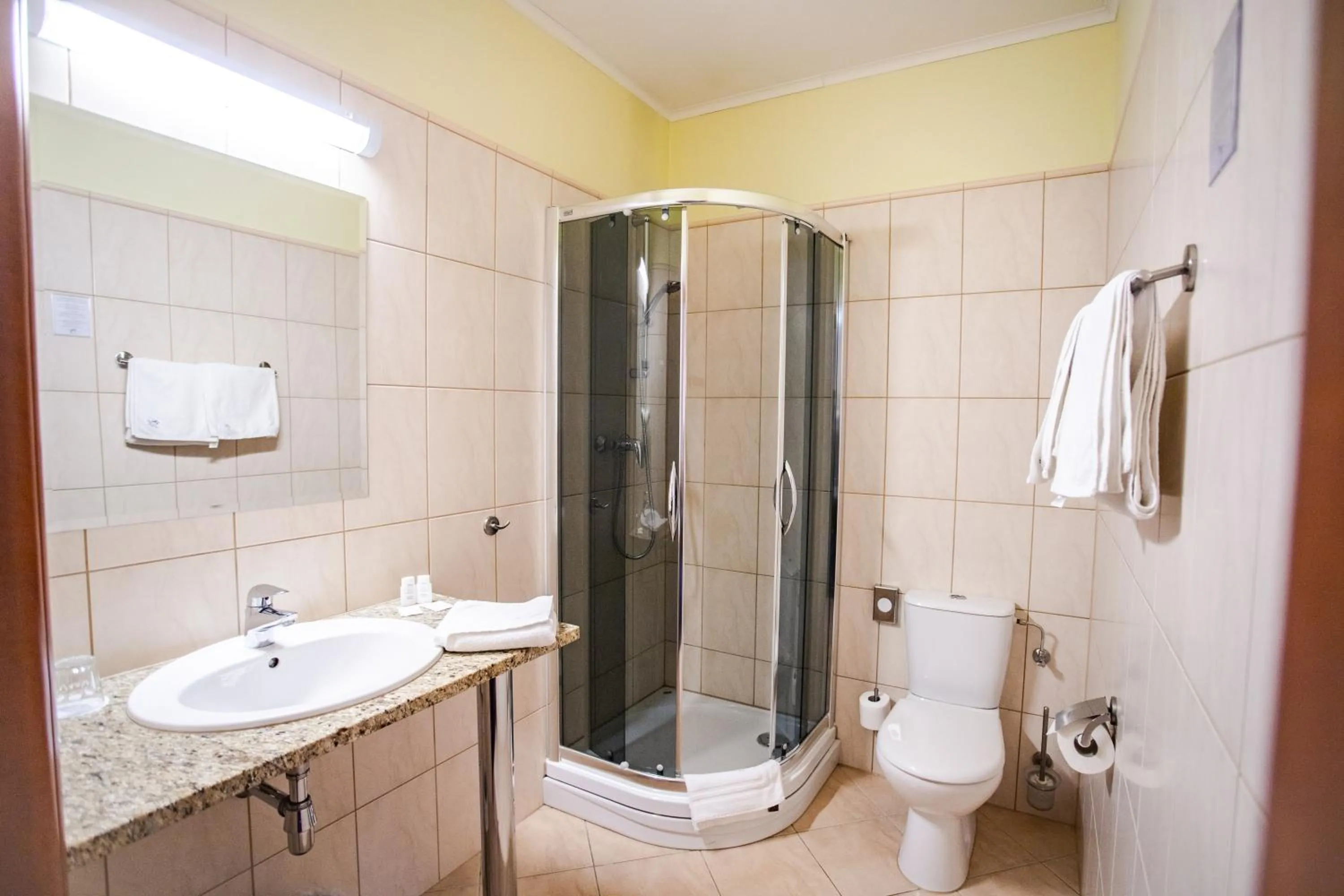 Shower in Business Hotel Vega Wrocław