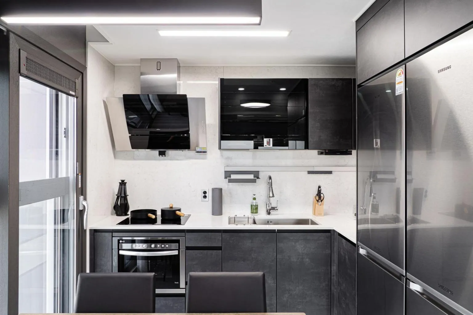 Kitchen or kitchenette in Le Collective Busan Gijang