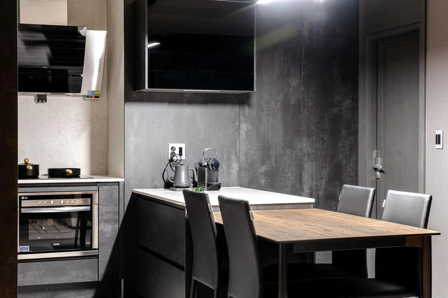 Kitchen or kitchenette in Le Collective Busan Gijang