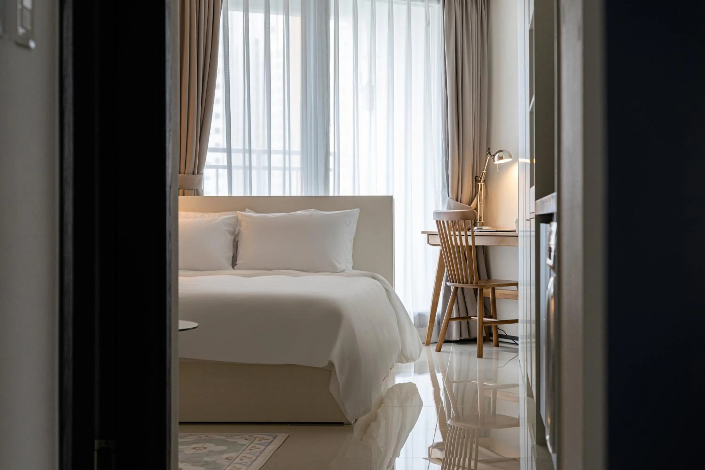 Bedroom, Bed in Urbanstay Busan Cityhall