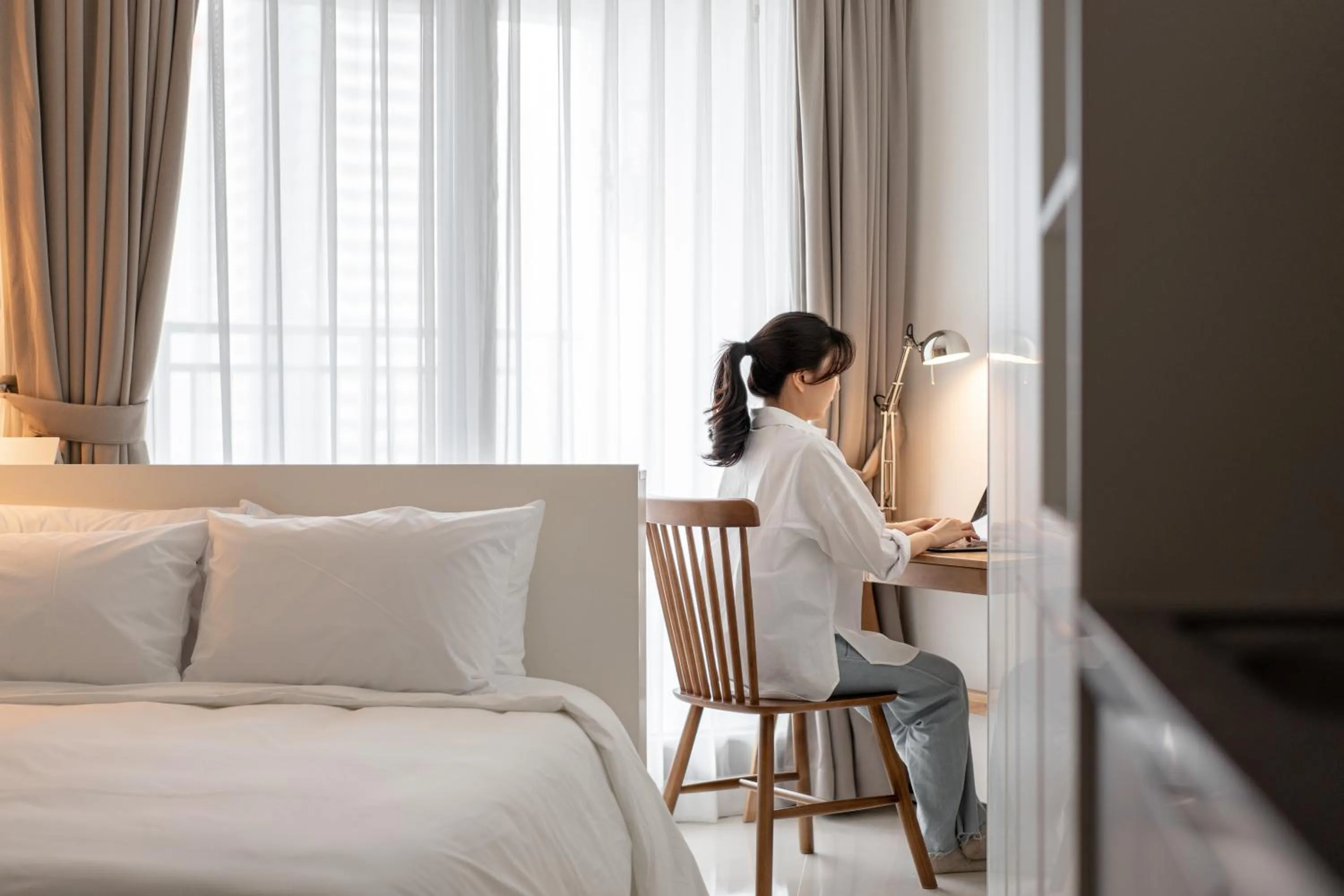 TV and multimedia, Bed in Urbanstay Busan Cityhall