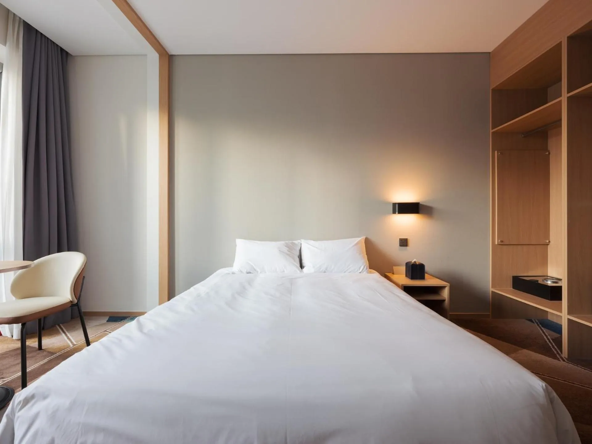 Bed in Urbanstay Residence Dongtan