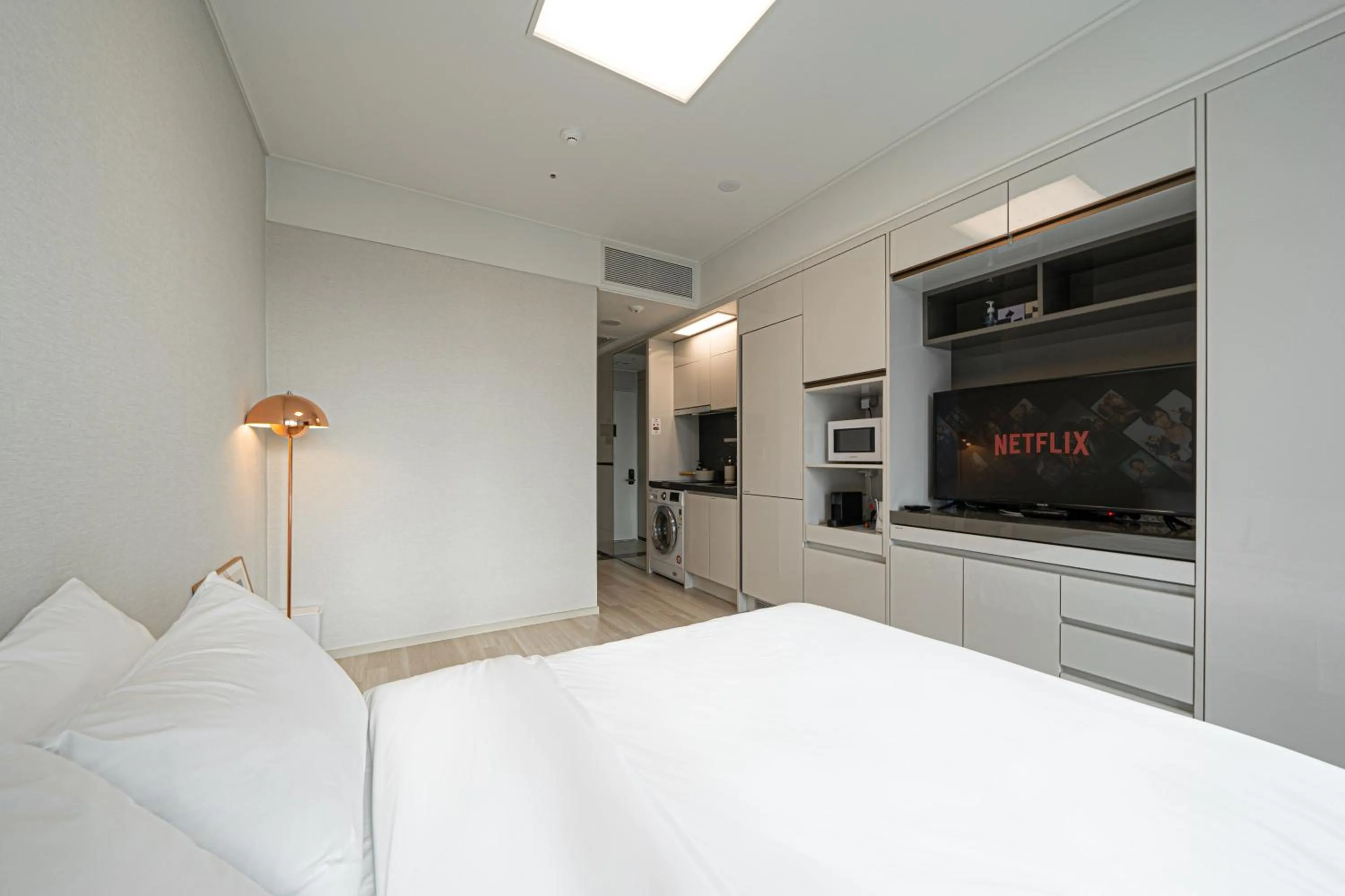 Bed in Urbanstay Residence Dongtan