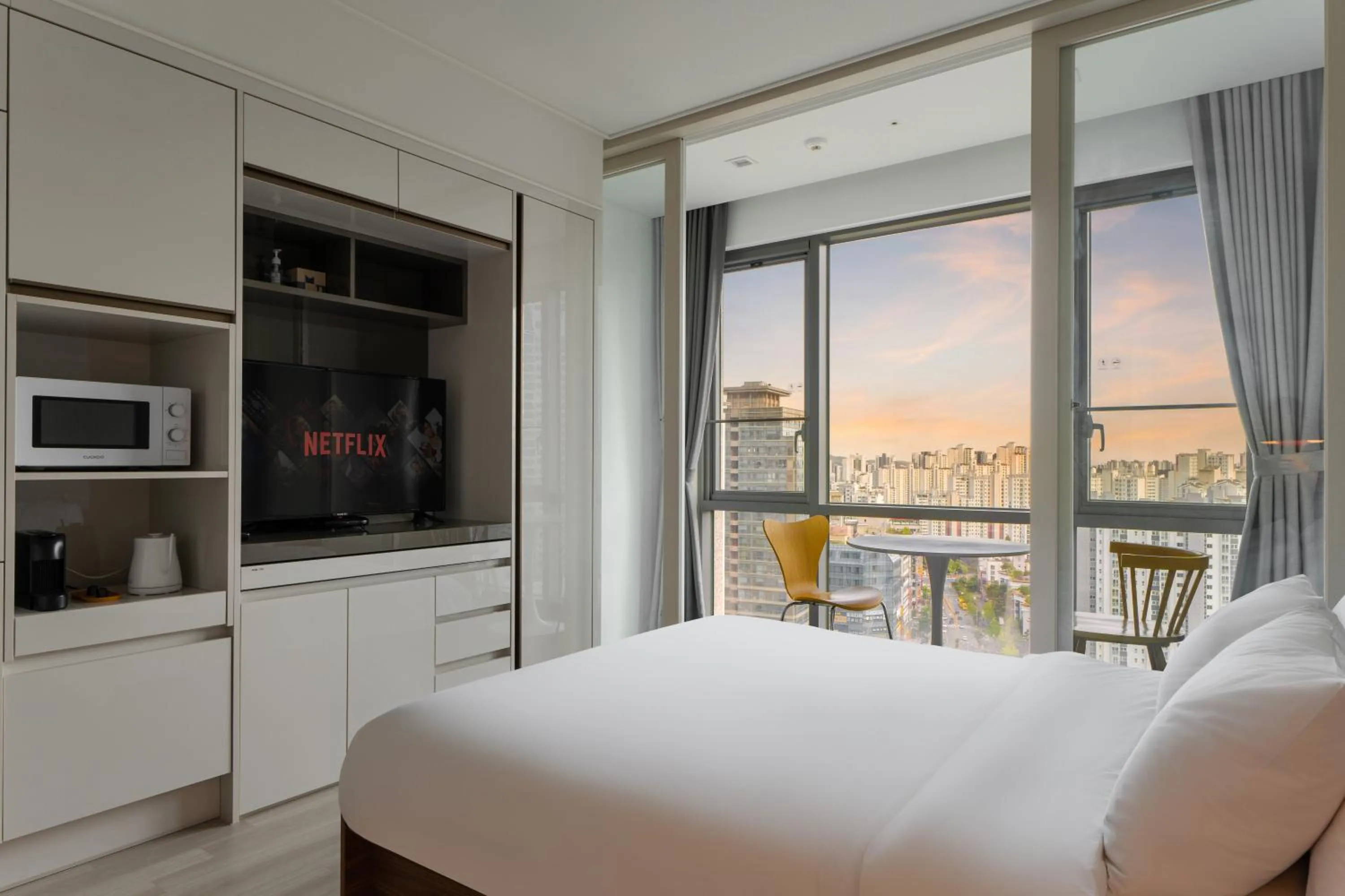 Bed in Urbanstay Residence Dongtan