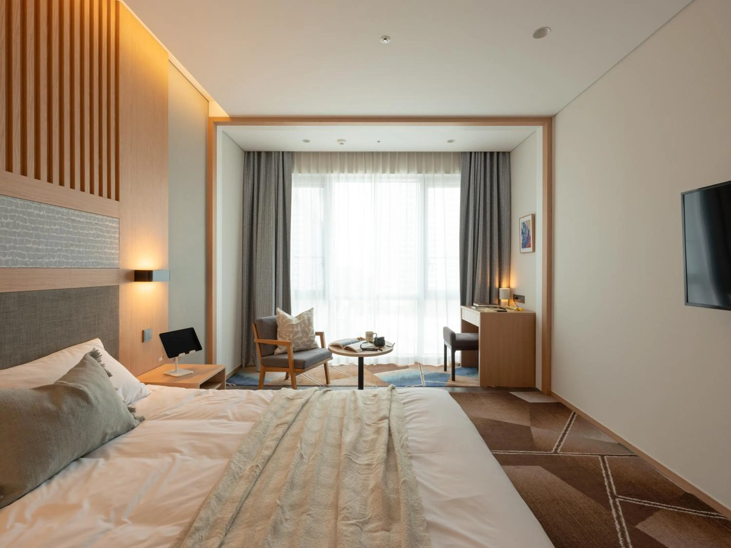 Bed in Urbanstay Residence Dongtan