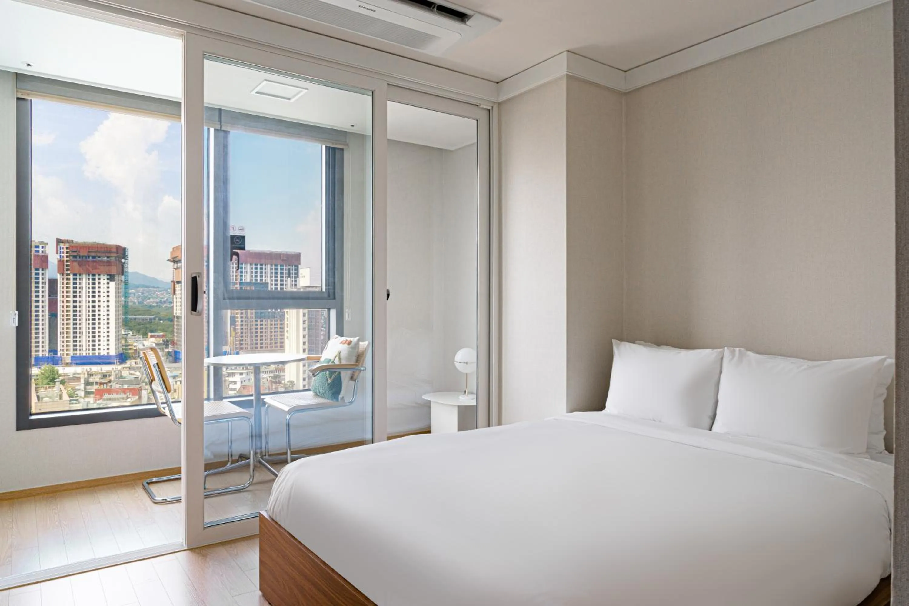 Living room, Bed in Urbanstay Myeongdong