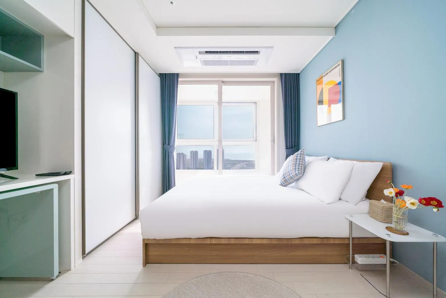 Bed in Urbanstay Songdo Moonlight Park