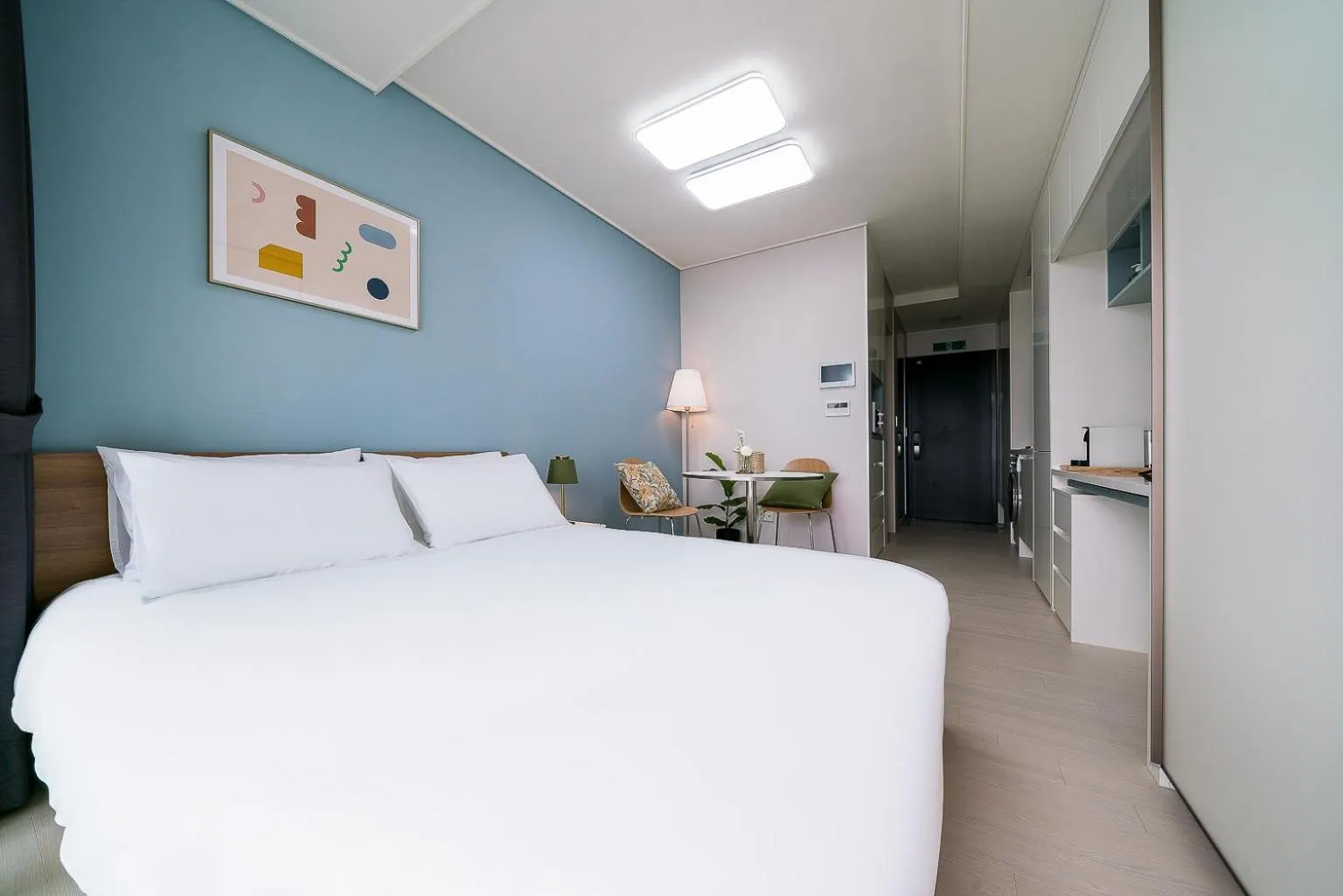 Bed in Urbanstay Songdo Moonlight Park