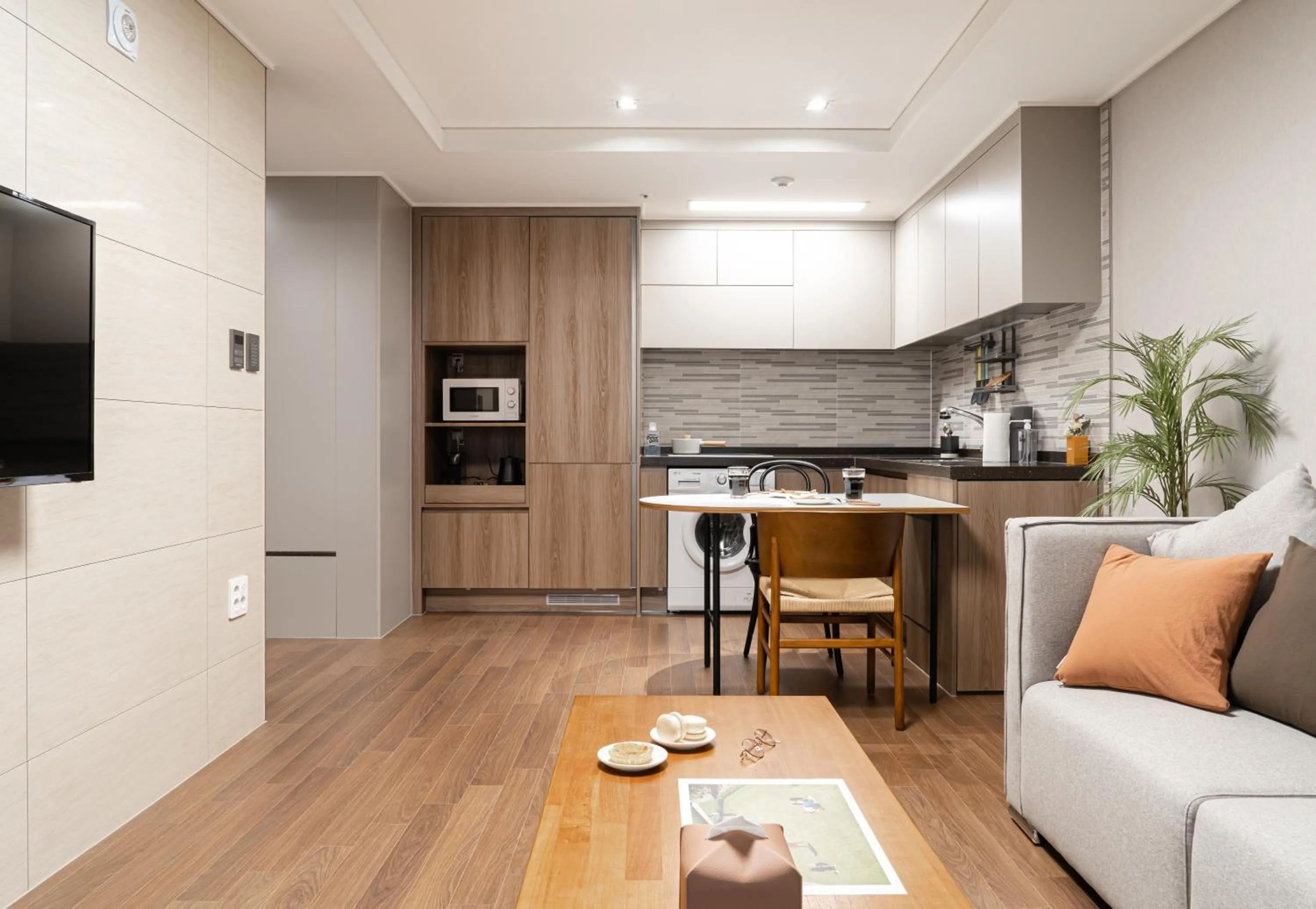 Living room in Urbanstay Sokcho beach C