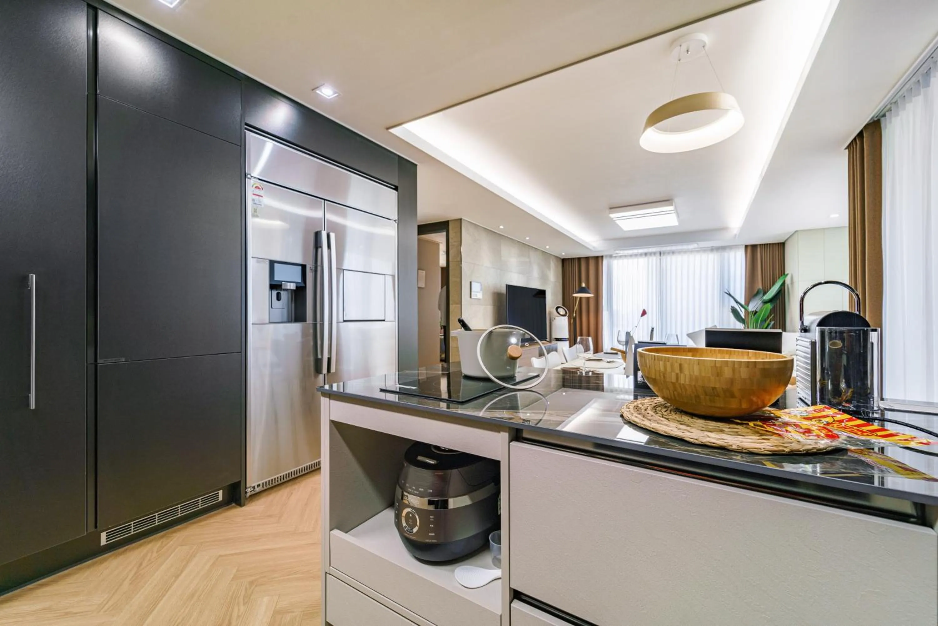 Kitchen or kitchenette in Le Collective Busan station