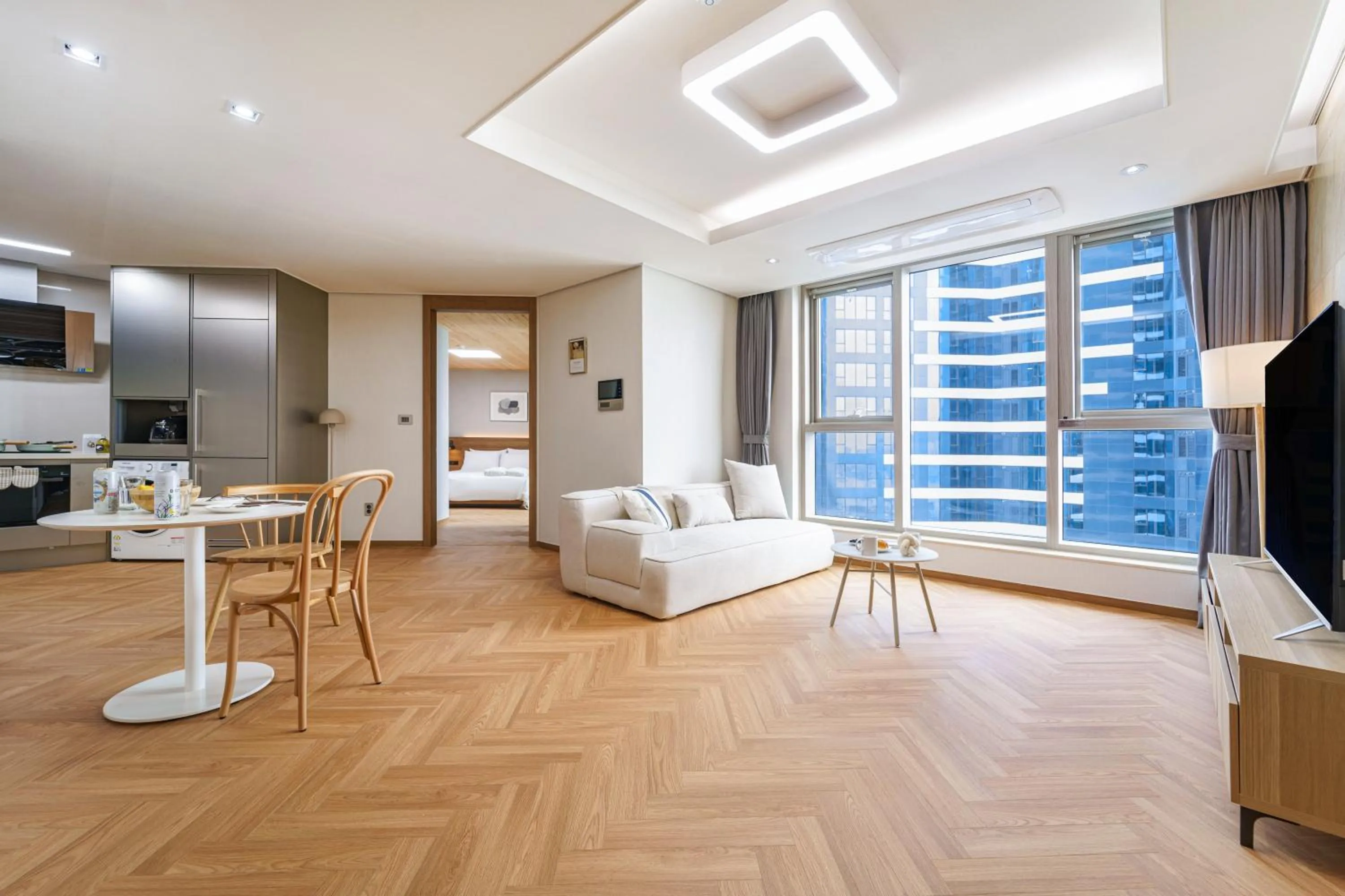 Living room in Le Collective Busan station