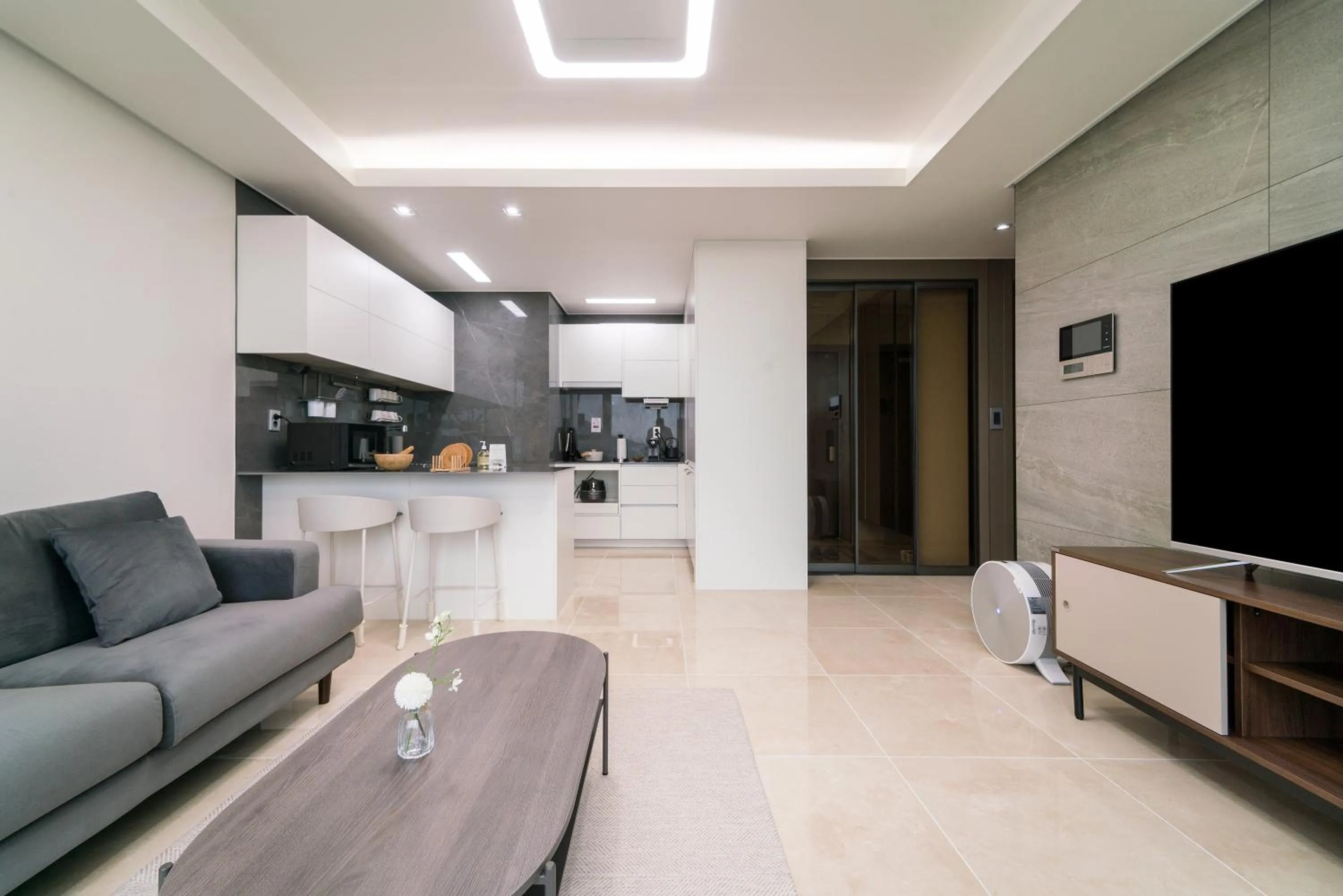 Living room in Le Collective Busan station