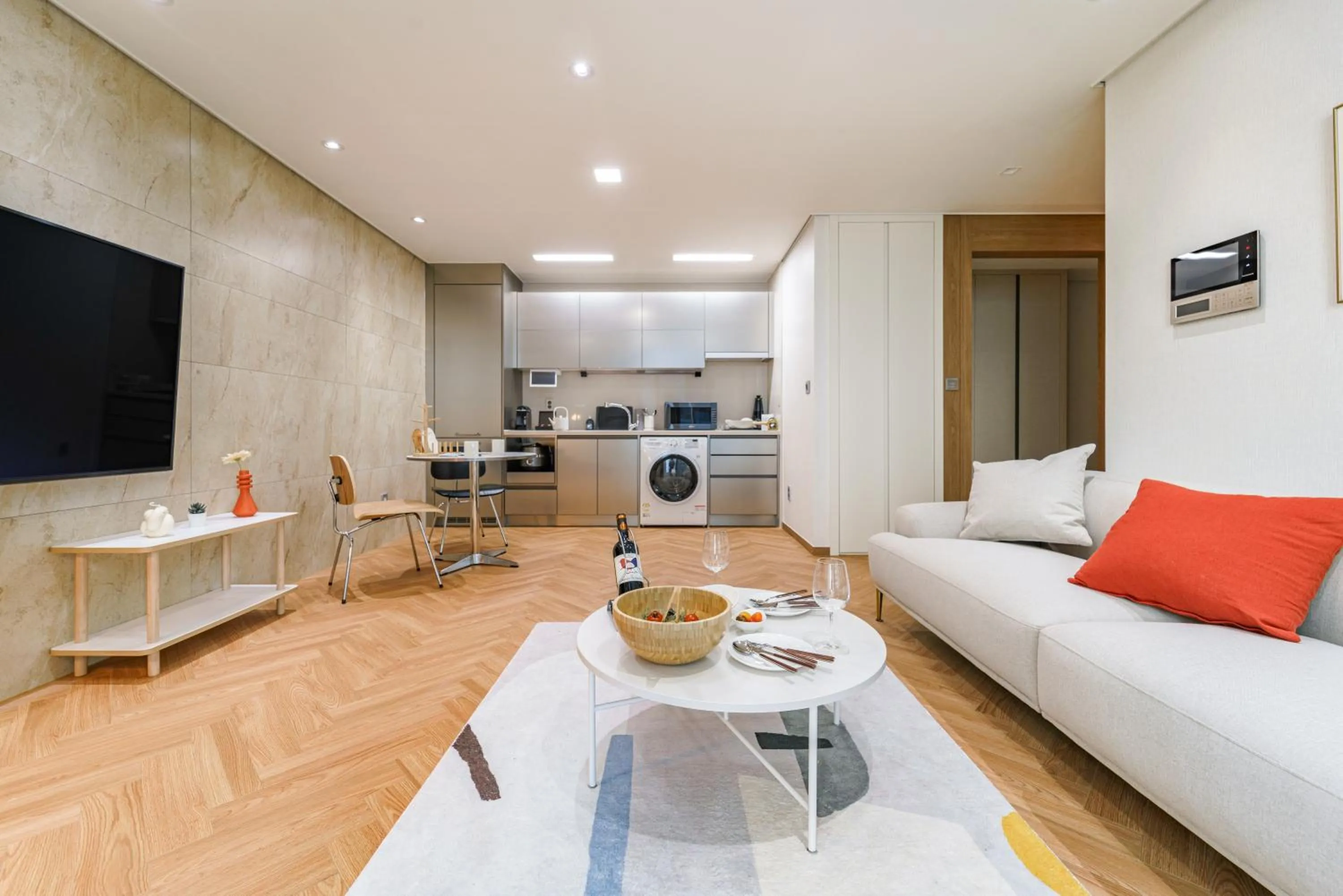 Kitchen or kitchenette in Le Collective Busan station